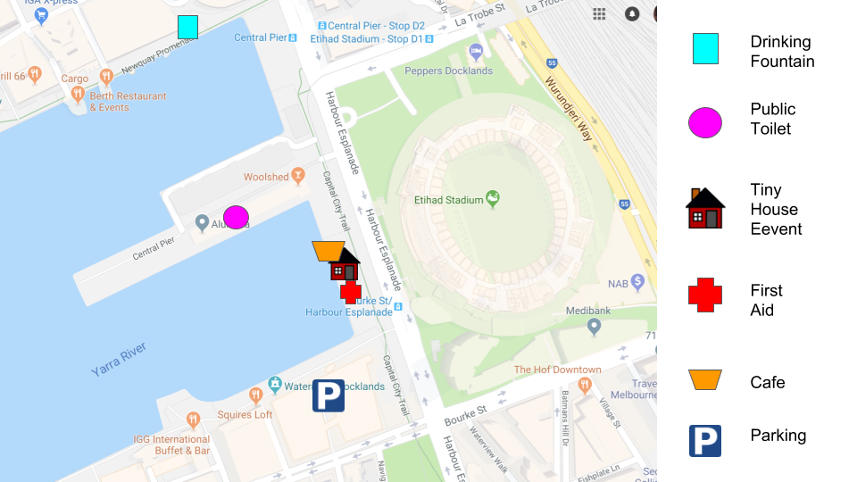 Harbour Esplanade Docklands - Friday May 11 8am-6pm