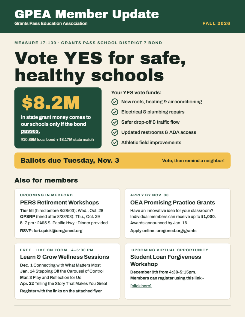 GPEA Fall Newsletter