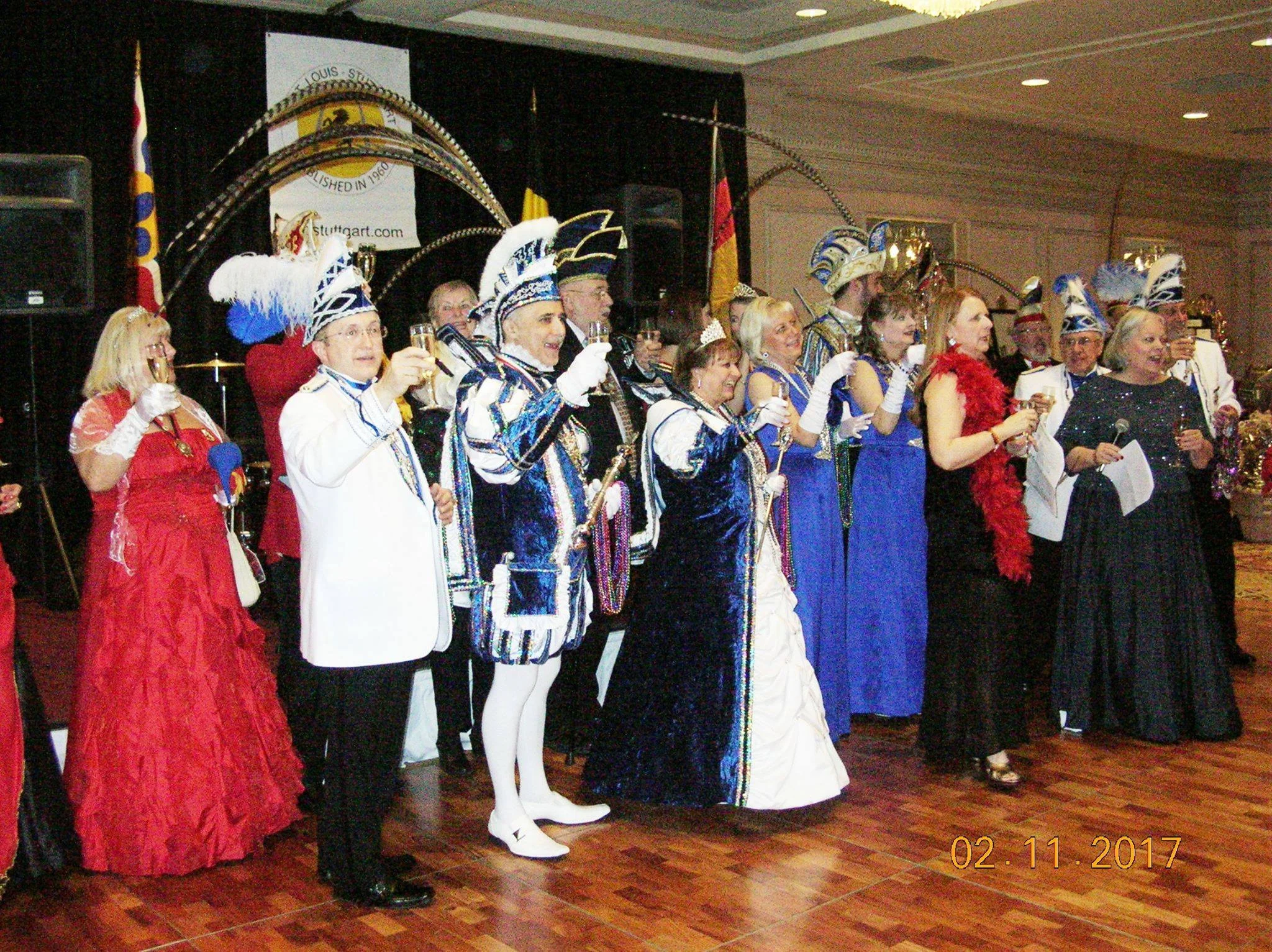 2017 Winter Ball Karneval visitng Prinzenpaare