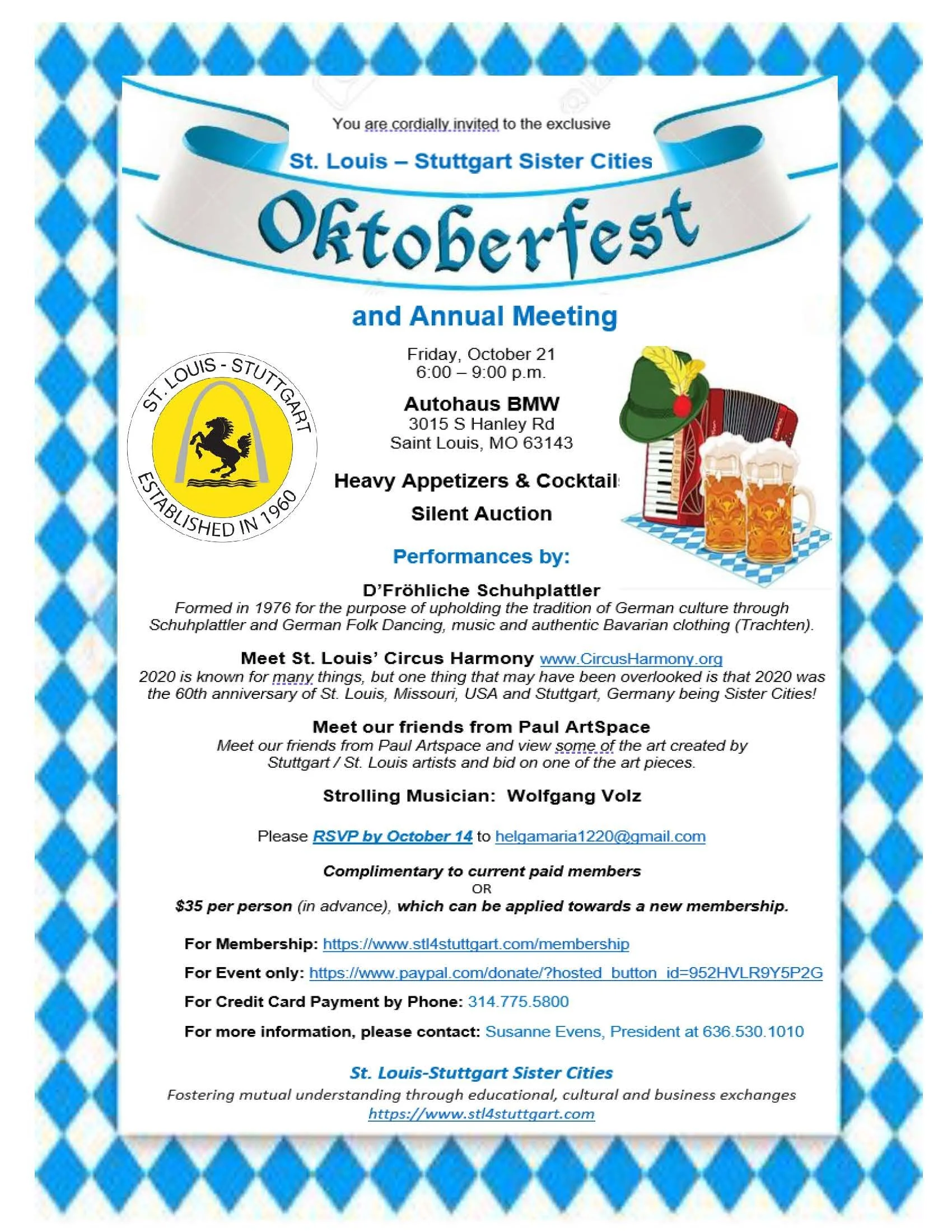 Oktoberfest 2022 + Annual Meeting