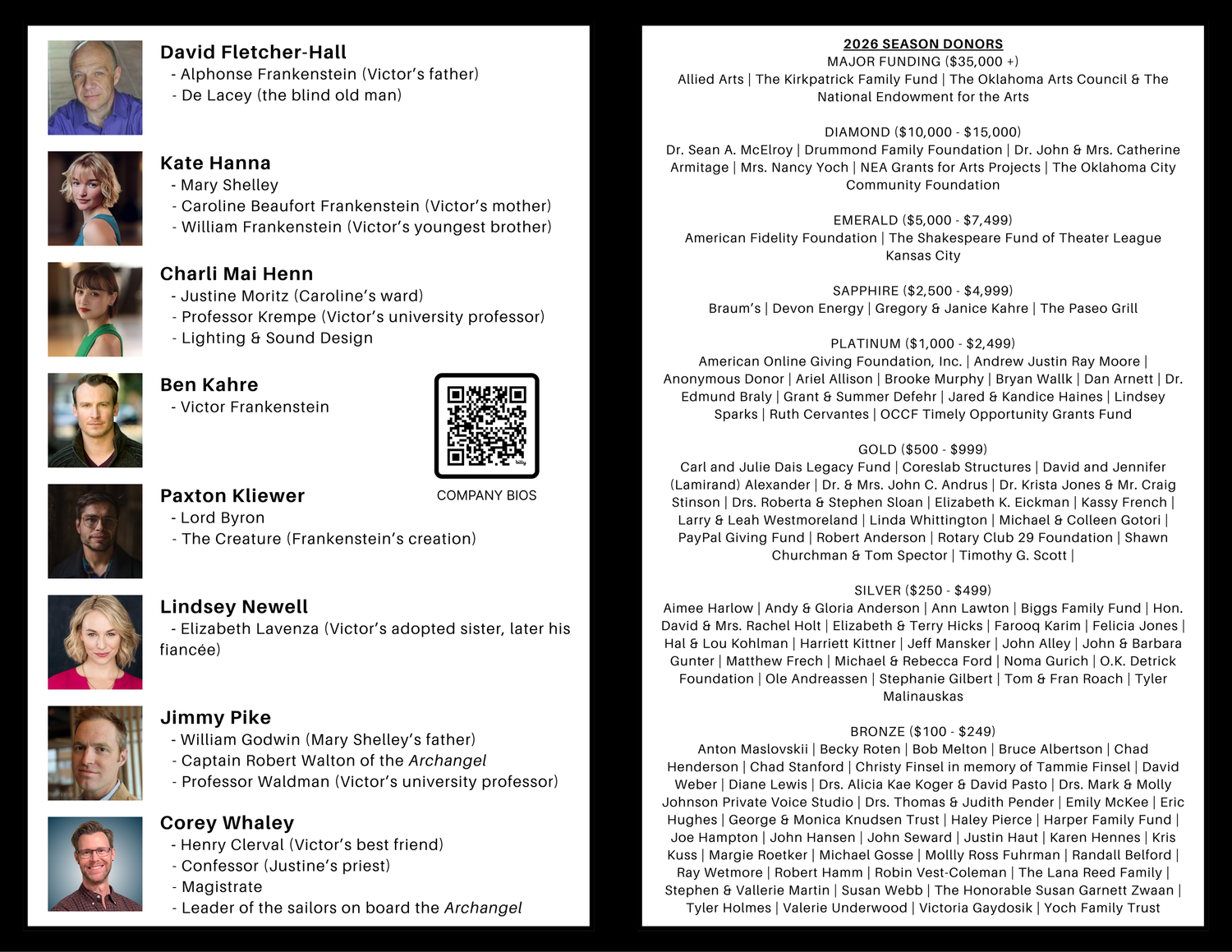 Frankenstein Online Program — Oklahoma Shakespeare
