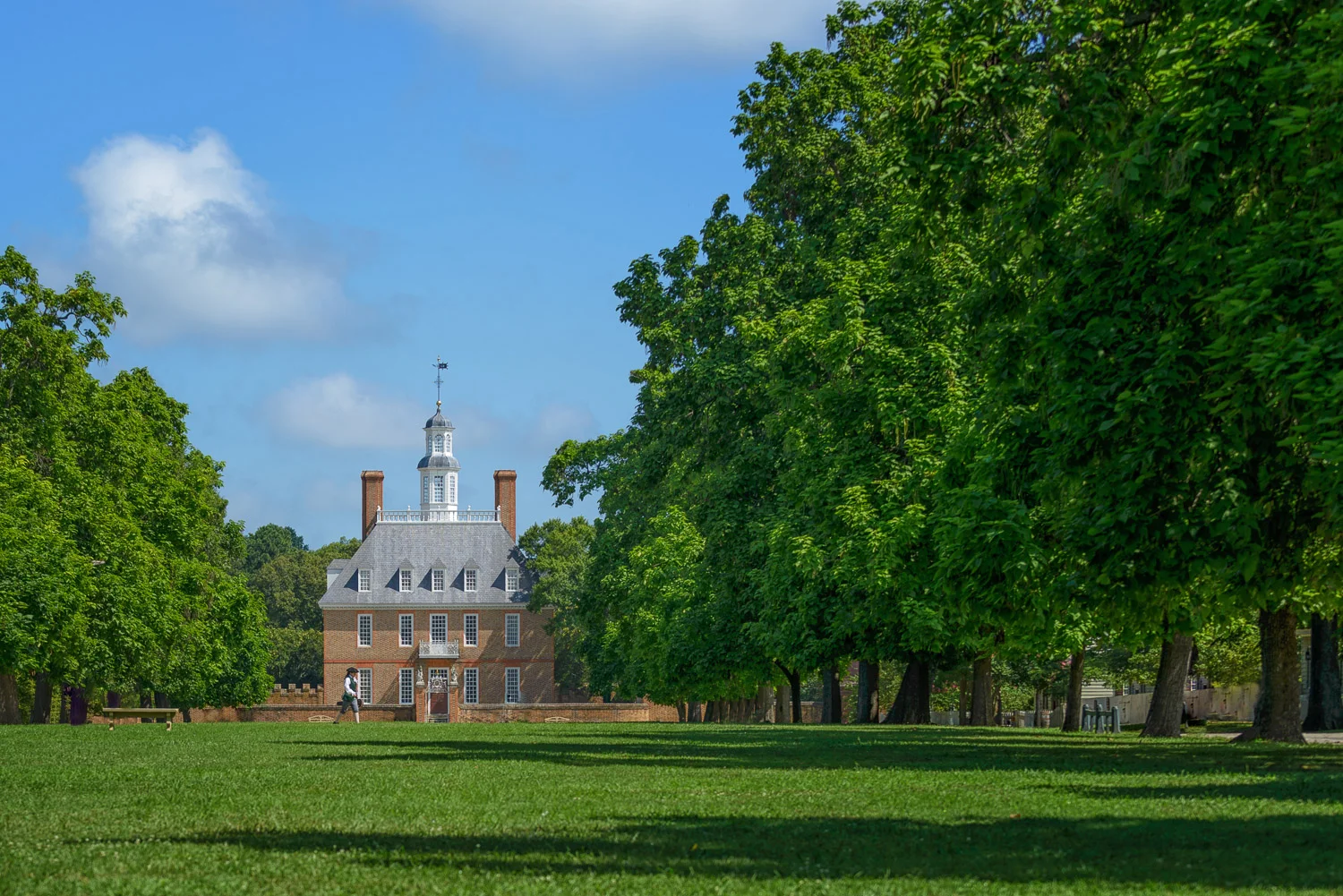 Palace Green looking towards Governor's Palace