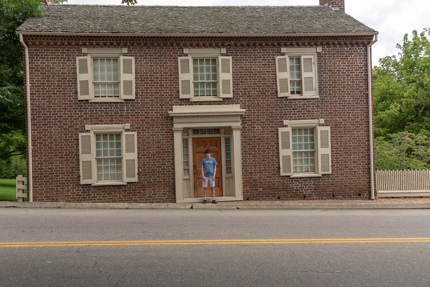 Andrew Johnson Homestead - the view is facing Main Street.