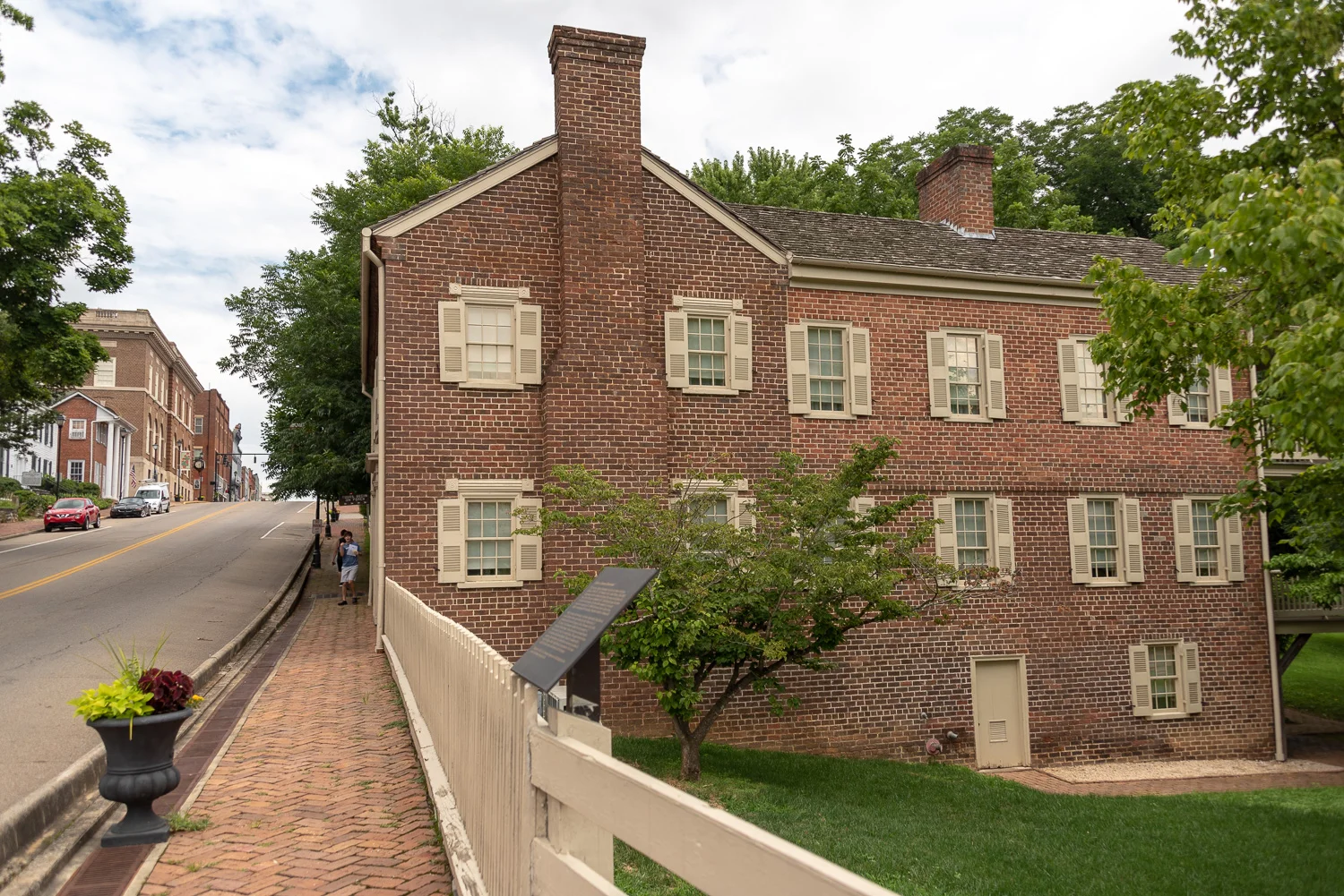 Side View of the Andrew Johnson Homestead.