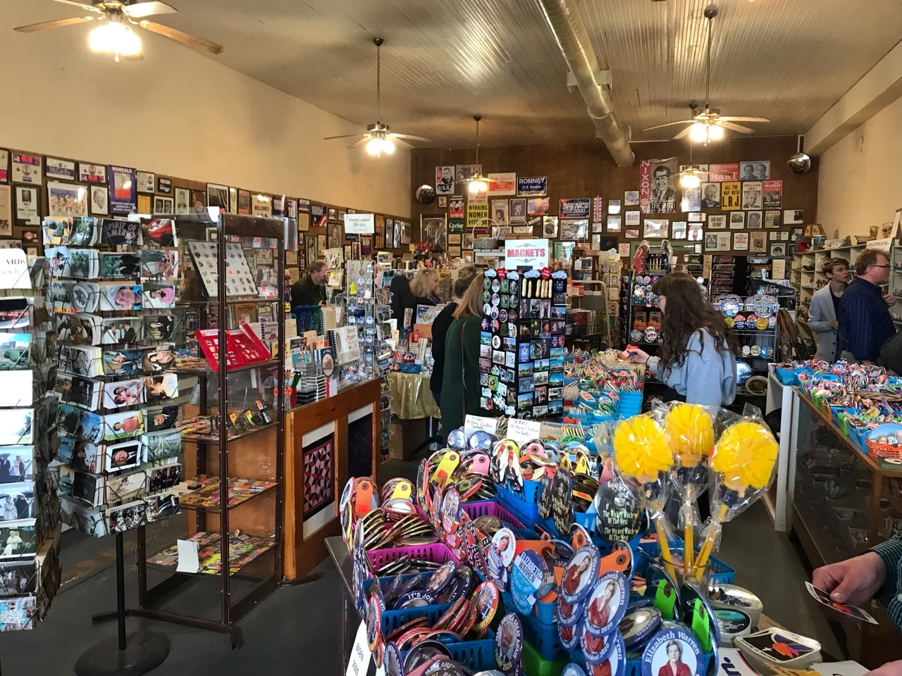 Inside the Plains Trading Posts. They say that they have presidential pins dating all the way to Lincoln’s admin. Everything orginal!