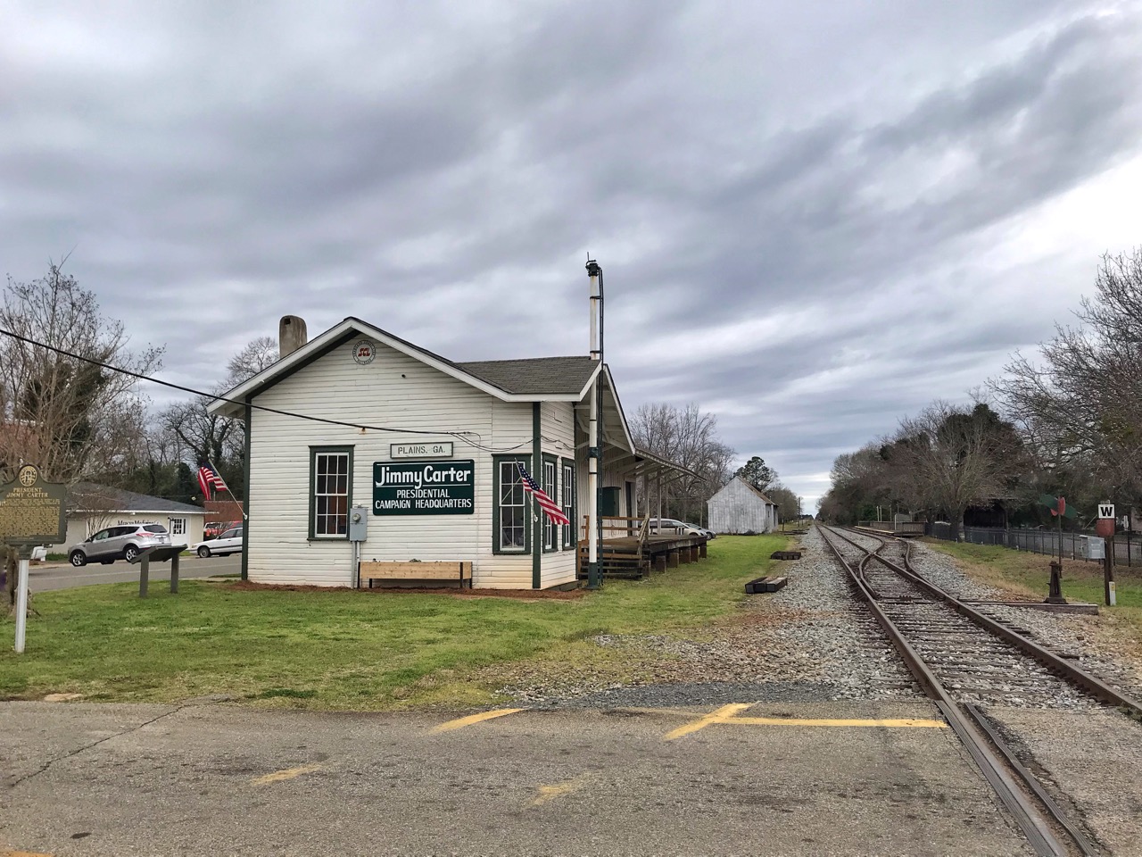 Plains Depot the site of Jimmy Carter’s 1976 presidential campaign headquarters.