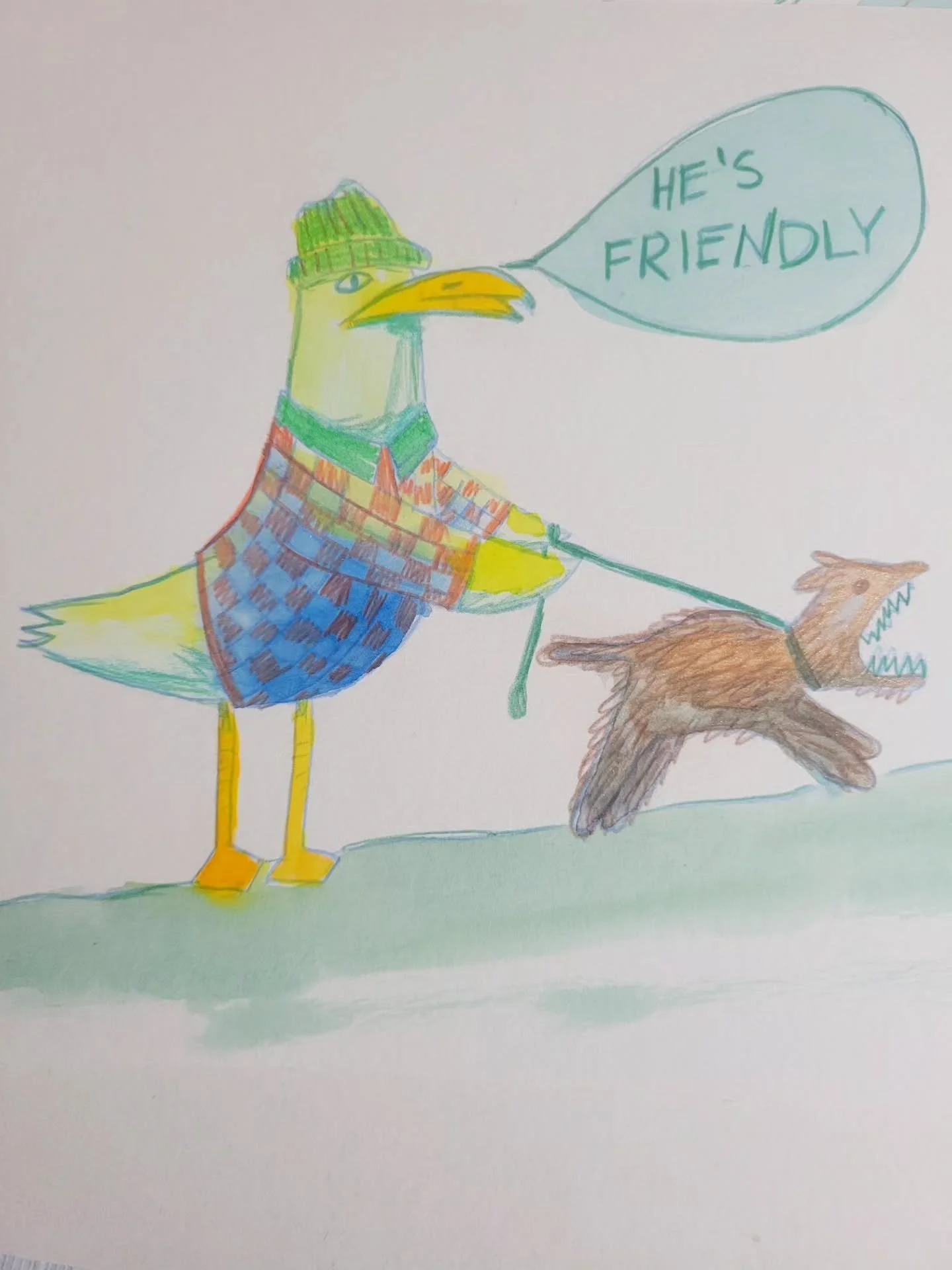 Peachtober BARK and SEAGULL.  This was a fun one to paint. I only had 30 minutes and I made it happen.

#peachtober25seagull #peachtober25bark
#illustratorsoninstagram #illustrations