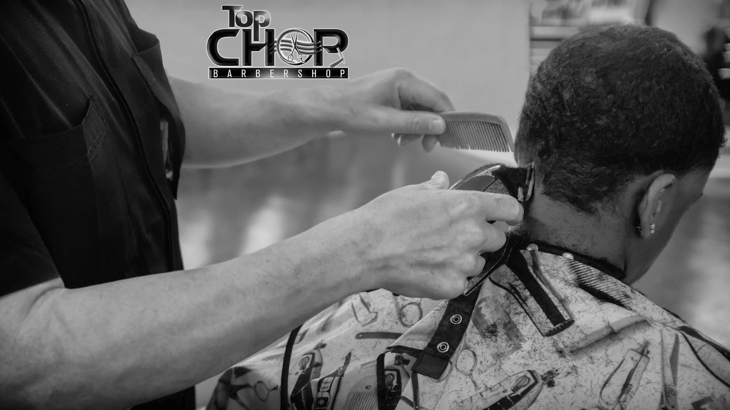 •WE CUT — Top Chop Barber Shop
