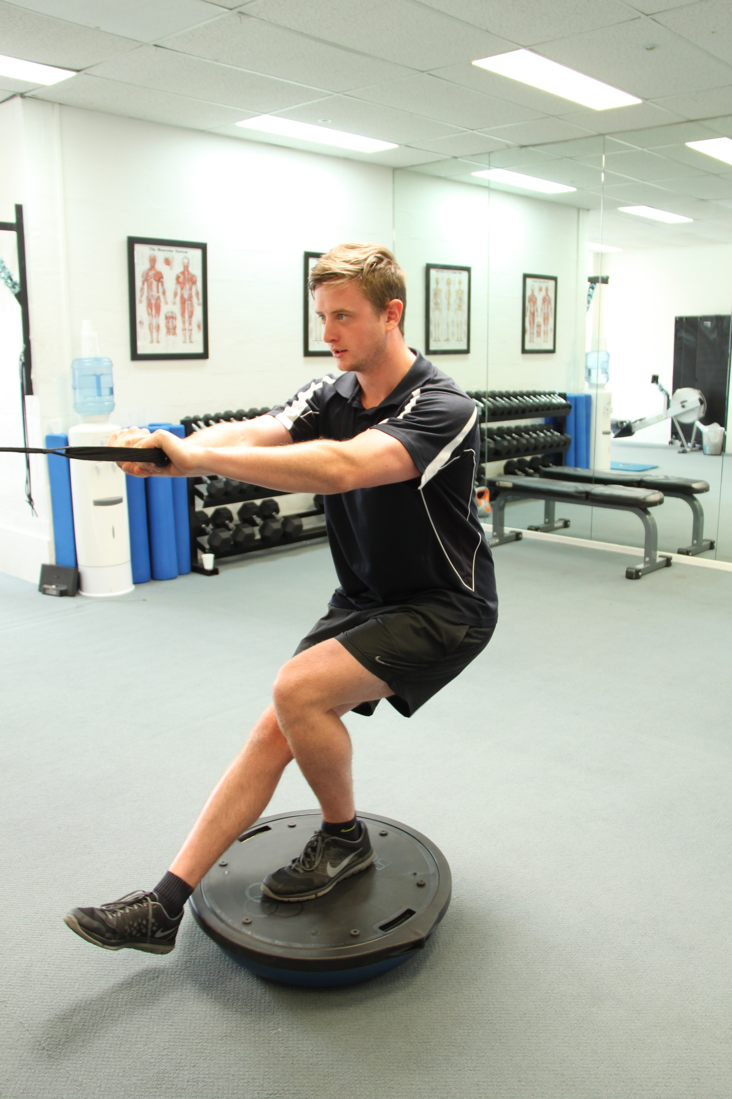 Single Leg Bosu Squat