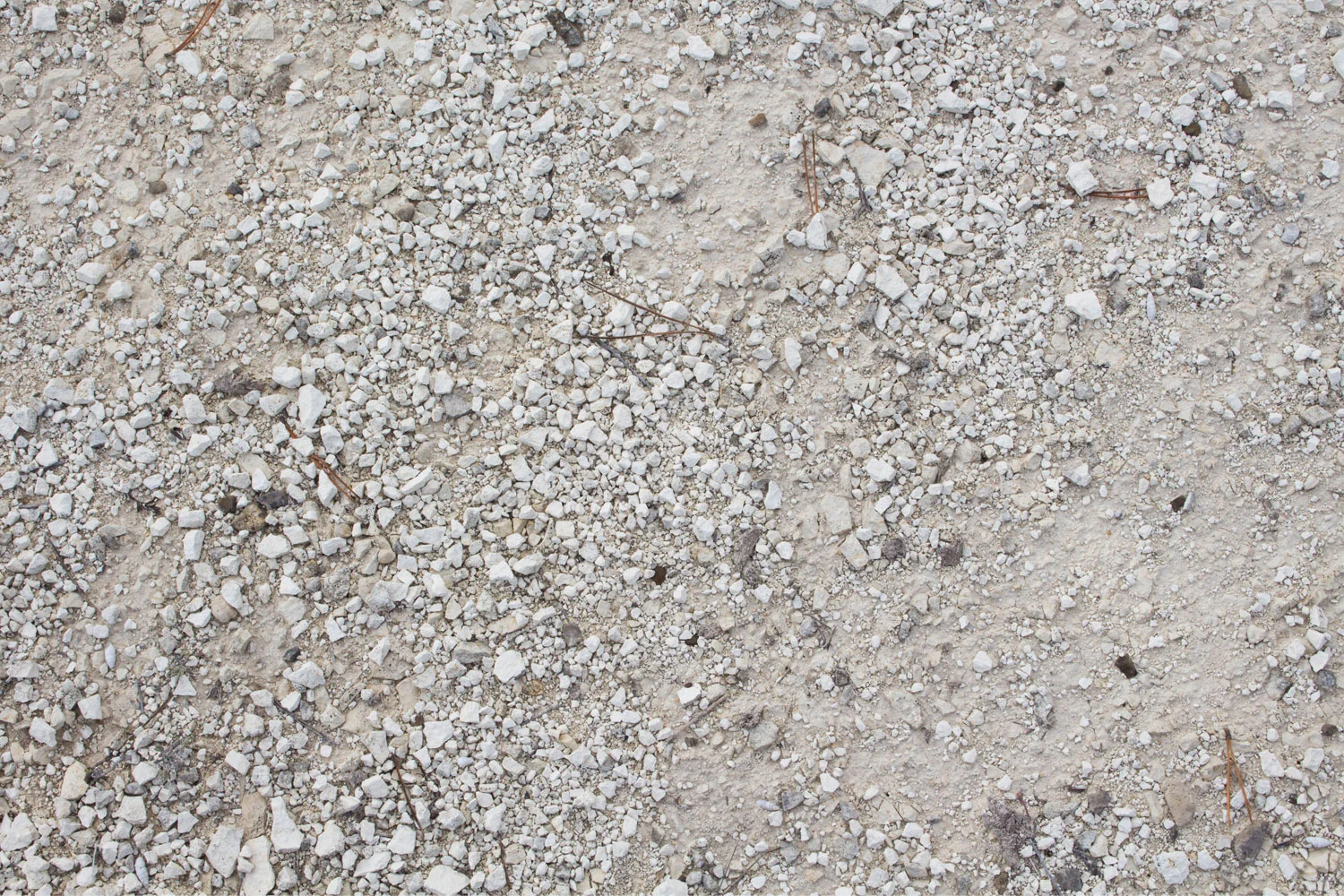 Chalky soil