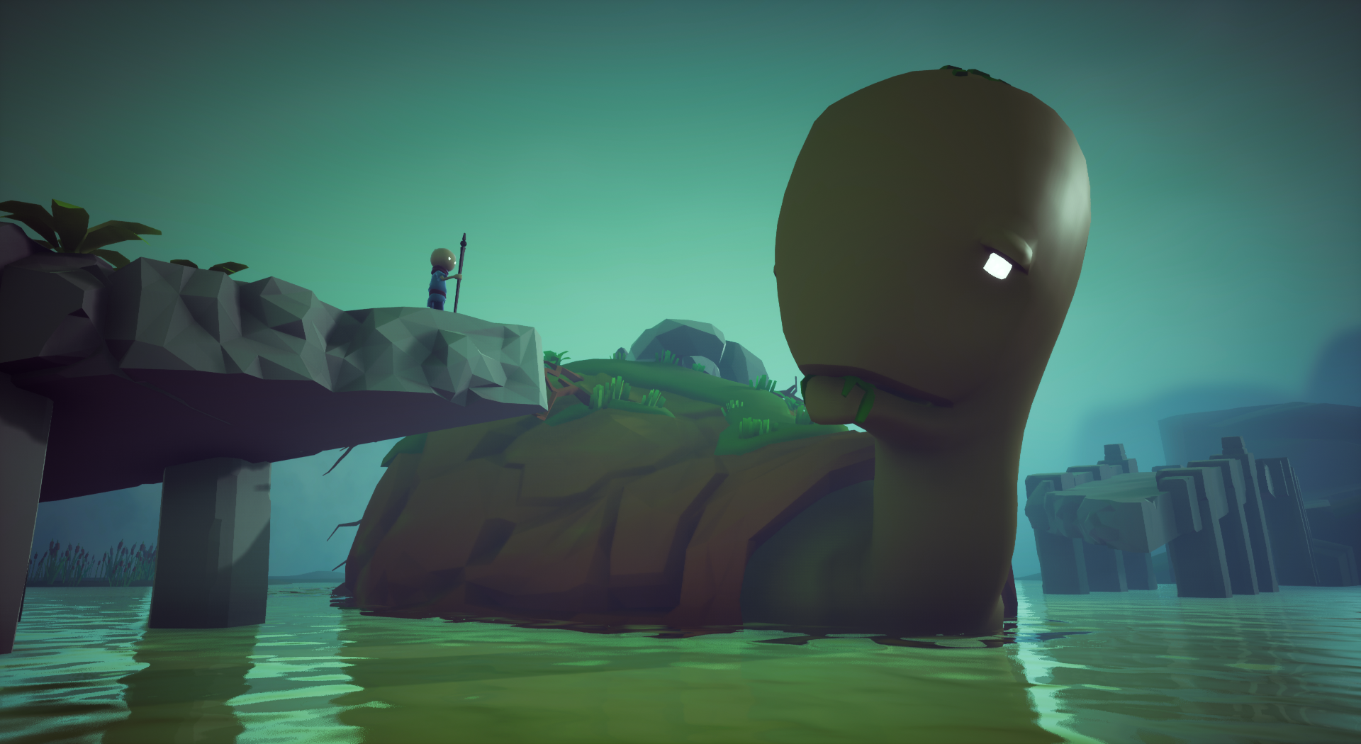 Screenshot, giant creature