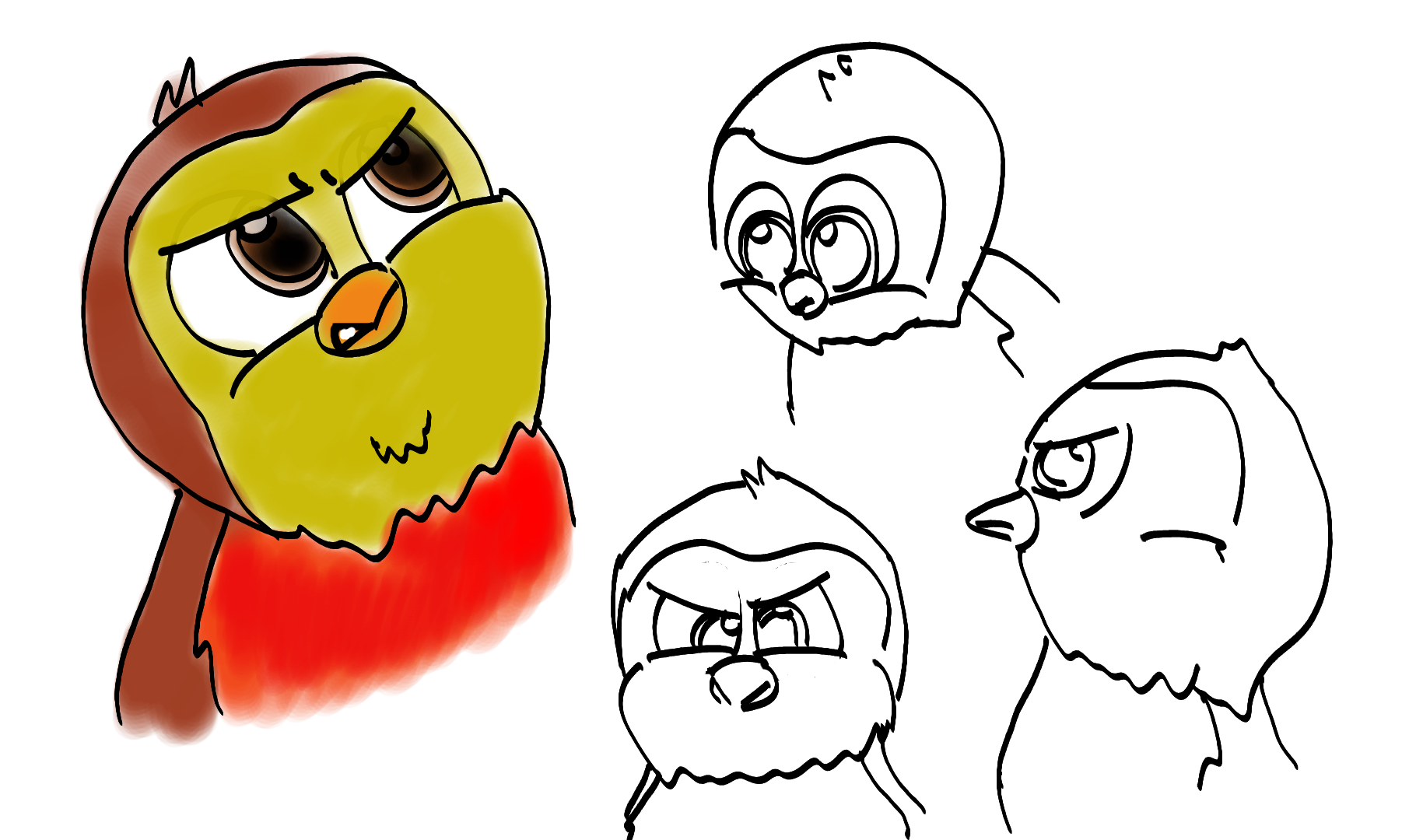 Robin Angry