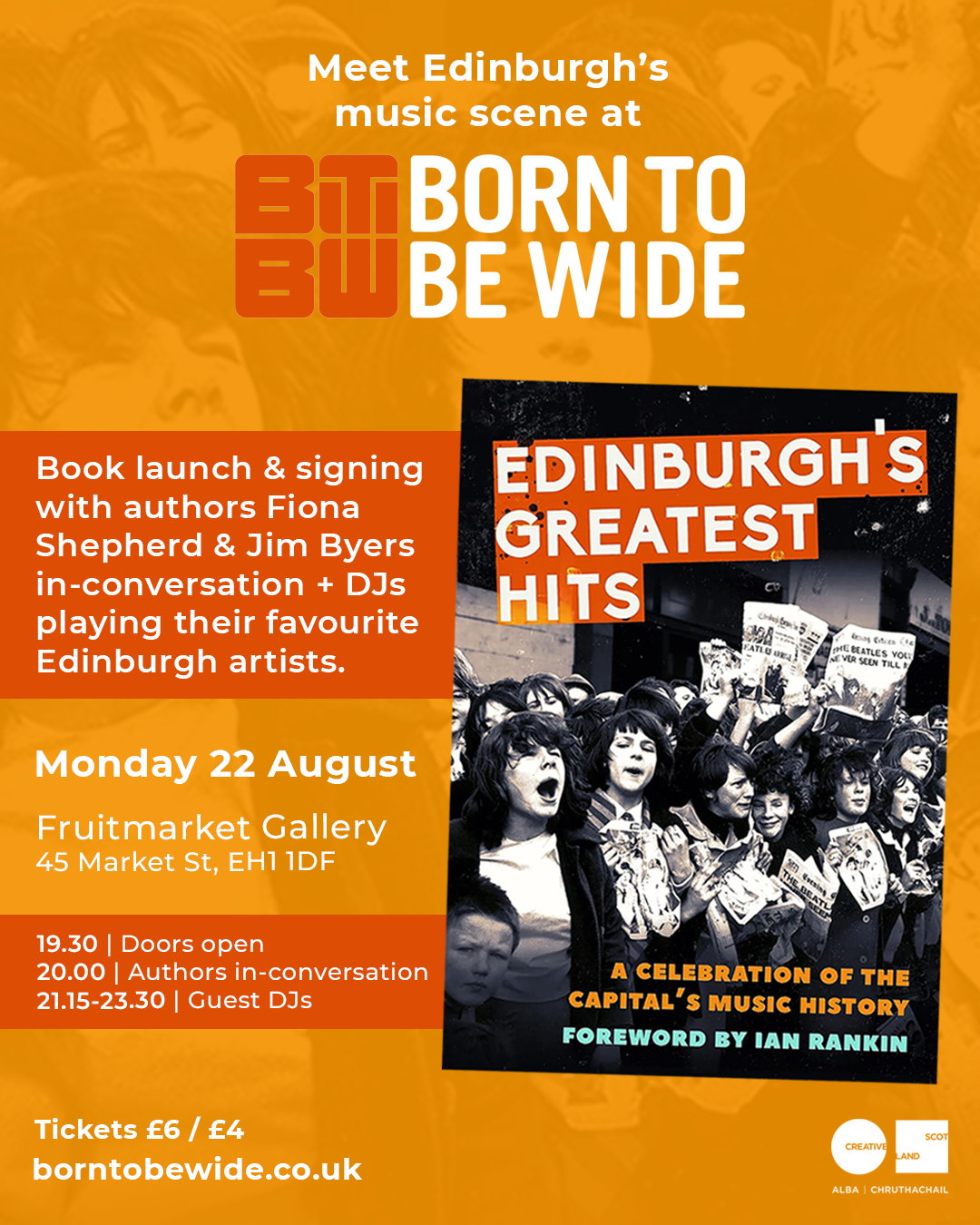 Book a ticket for our book launch!