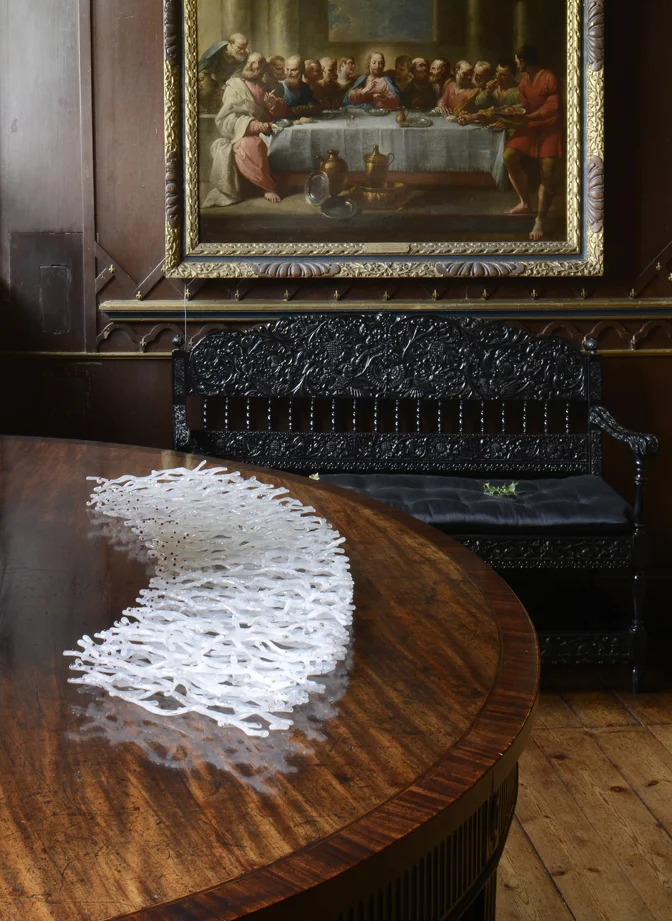 Offering, displayed near the antechapel at The Vyne.