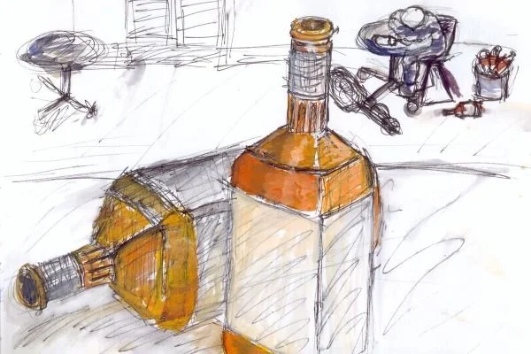 The Bumper Car Cowboy Turns Blue by Sean Faletti