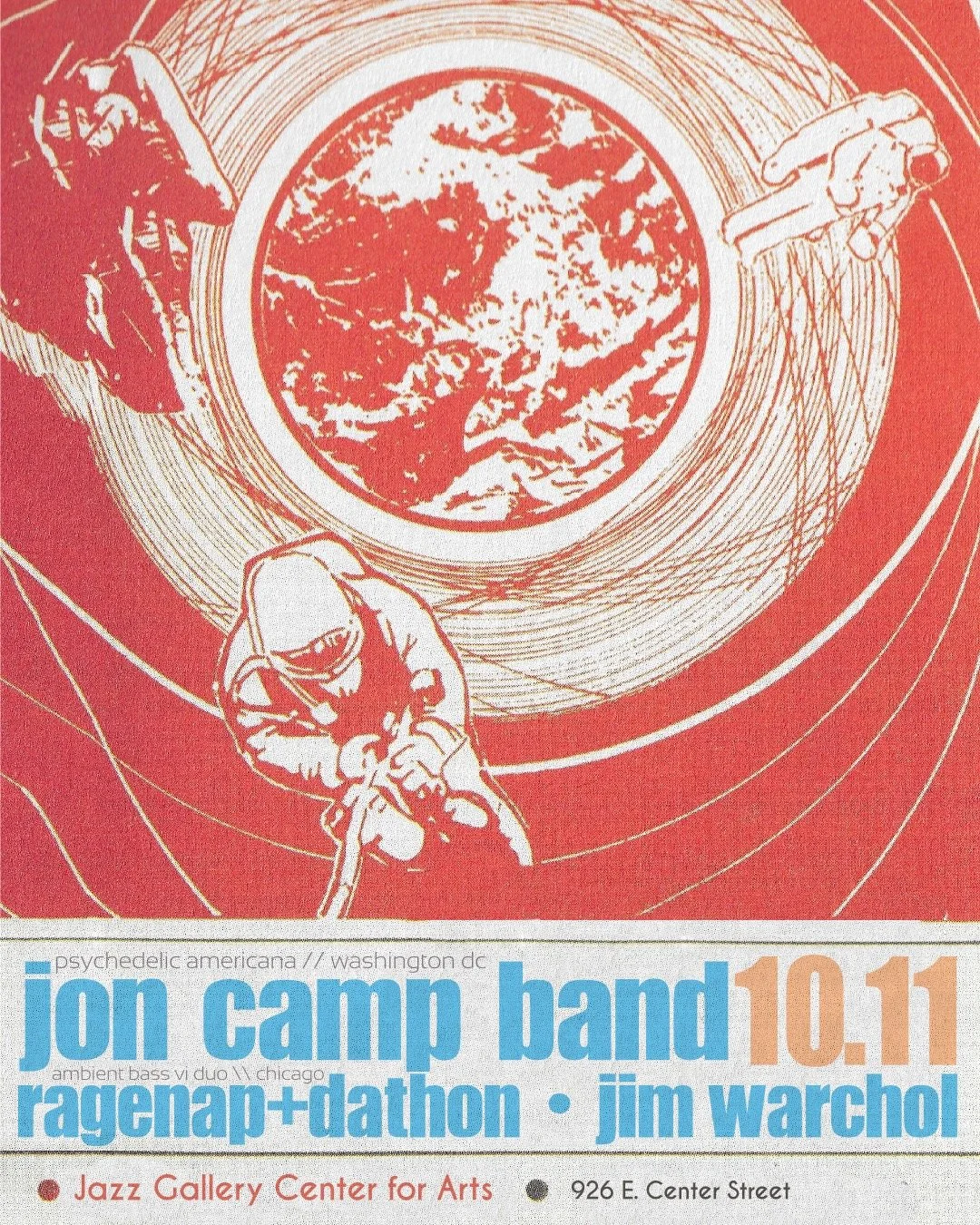 Jon Camp (Washington DC), ragenap + Dathon (Chicago), and Jim Warchol (Milwaukee).
