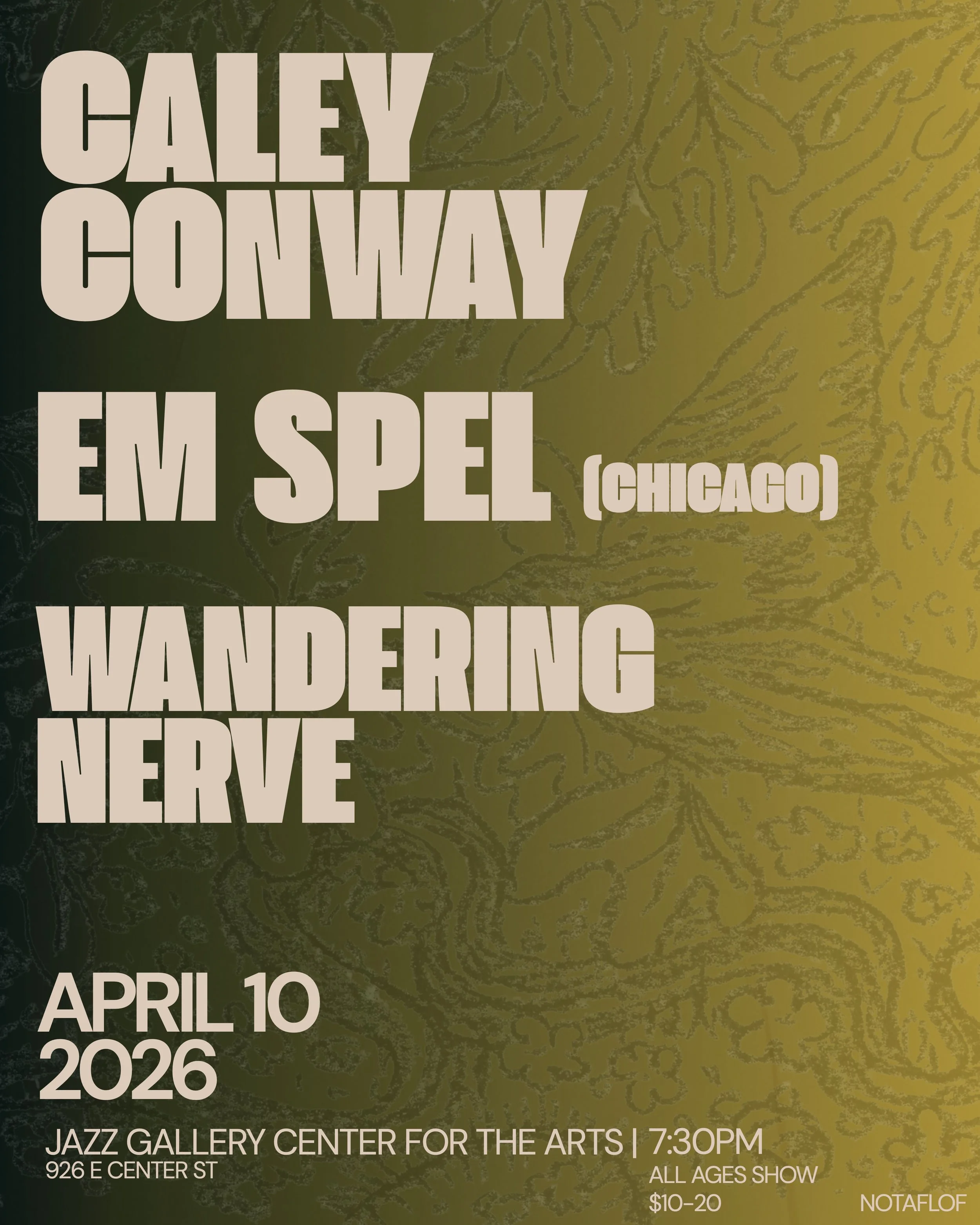 Caley Conway + Em Spel (Chicago, IL) + Wandering Nerve