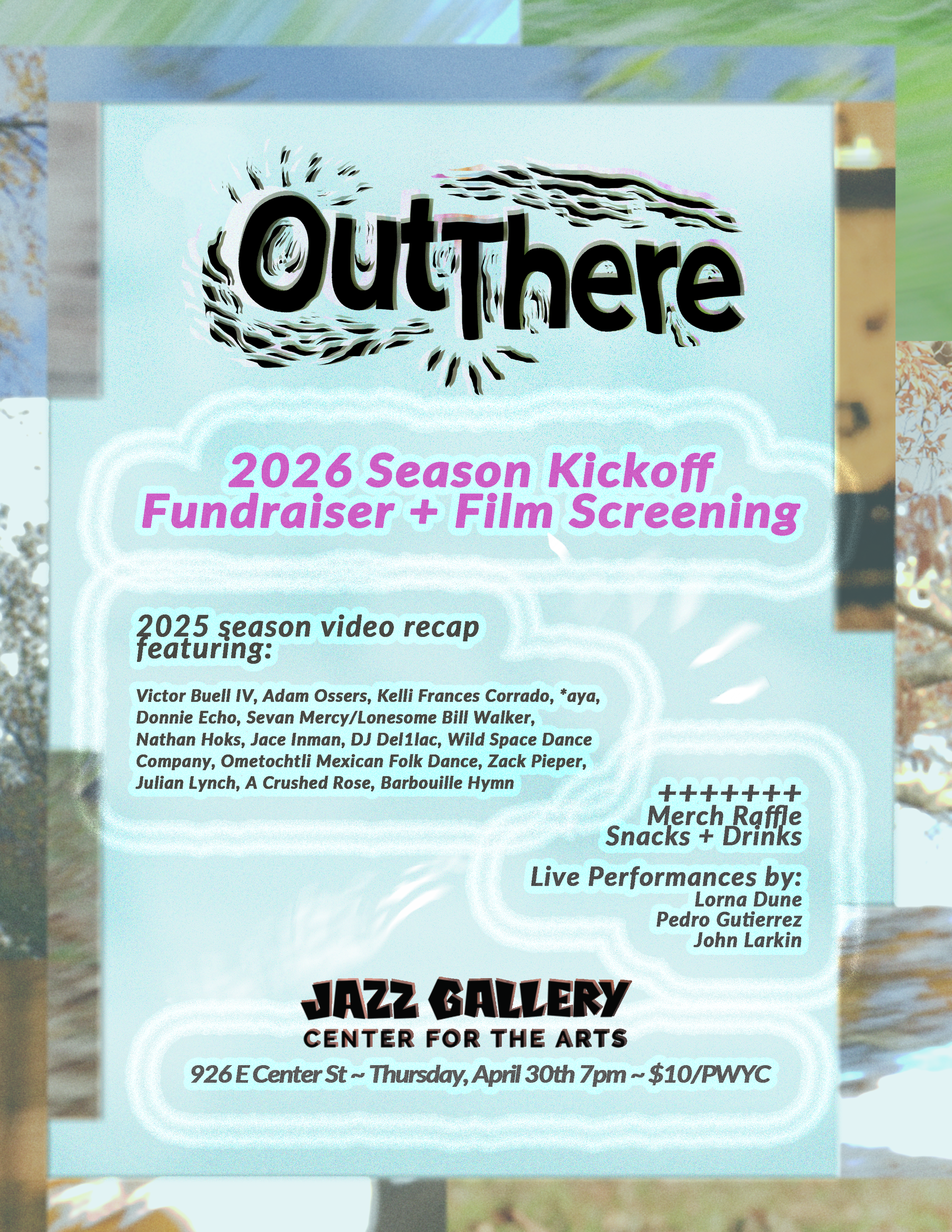 ‘Out There Series’ 2026 Season Kickoff - Film Screening and Fundraiser