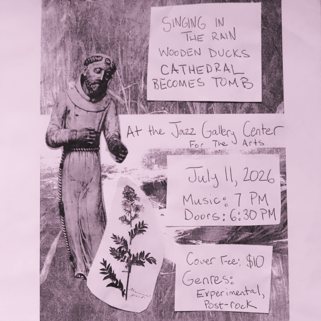 Singing in the Rain (Madison, WI) + Wooden Ducks (Madison, WI) + Cathedral Becomes Tomb 