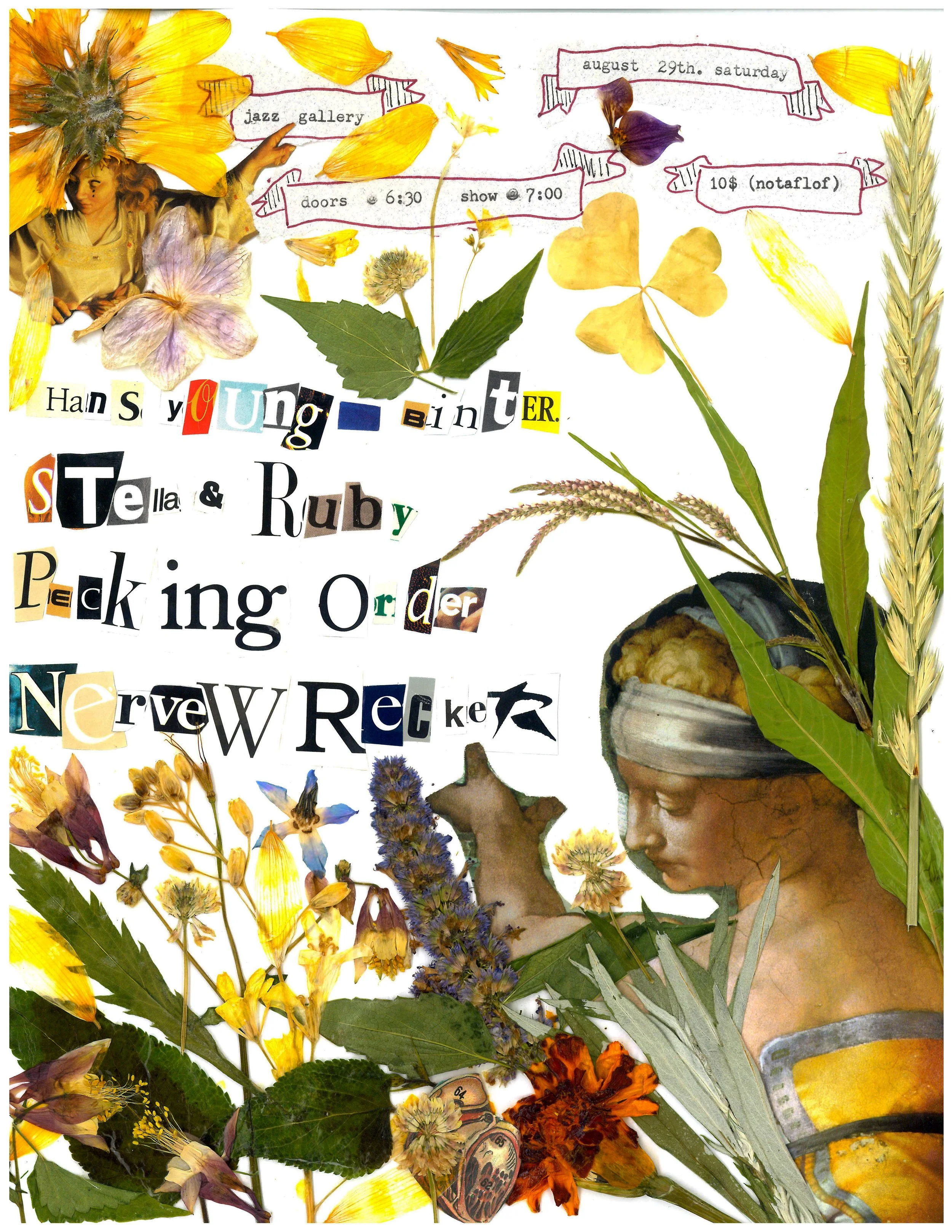Stella and Ruby (Chicago) + Hans Young Binter (NYC) + Nervewrecker + Pecking Order
