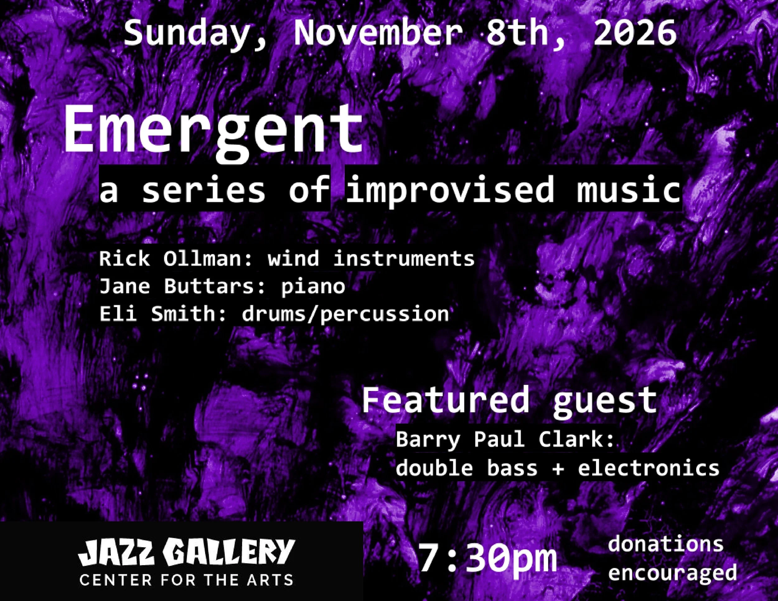 Emergent featuring Barry Paul Clark