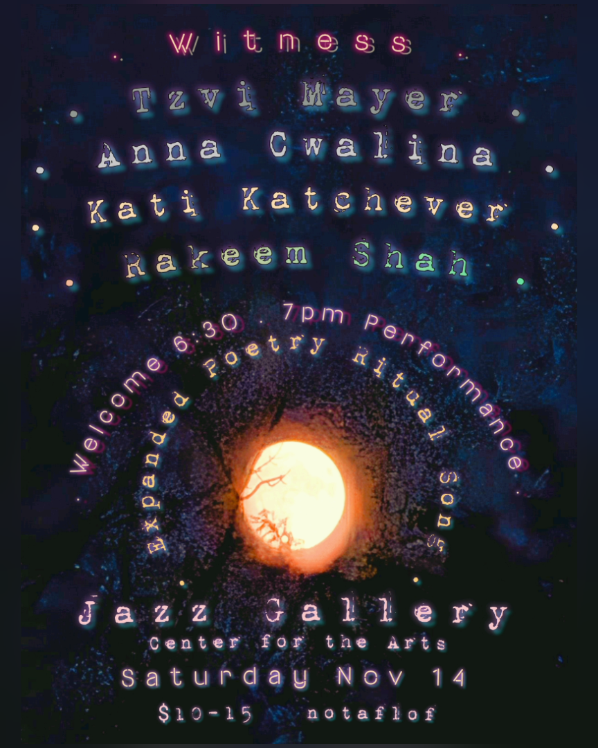Tzvi Mayer, Anna Cwalina,  Kati Katchever, &amp; Rakeem Shah