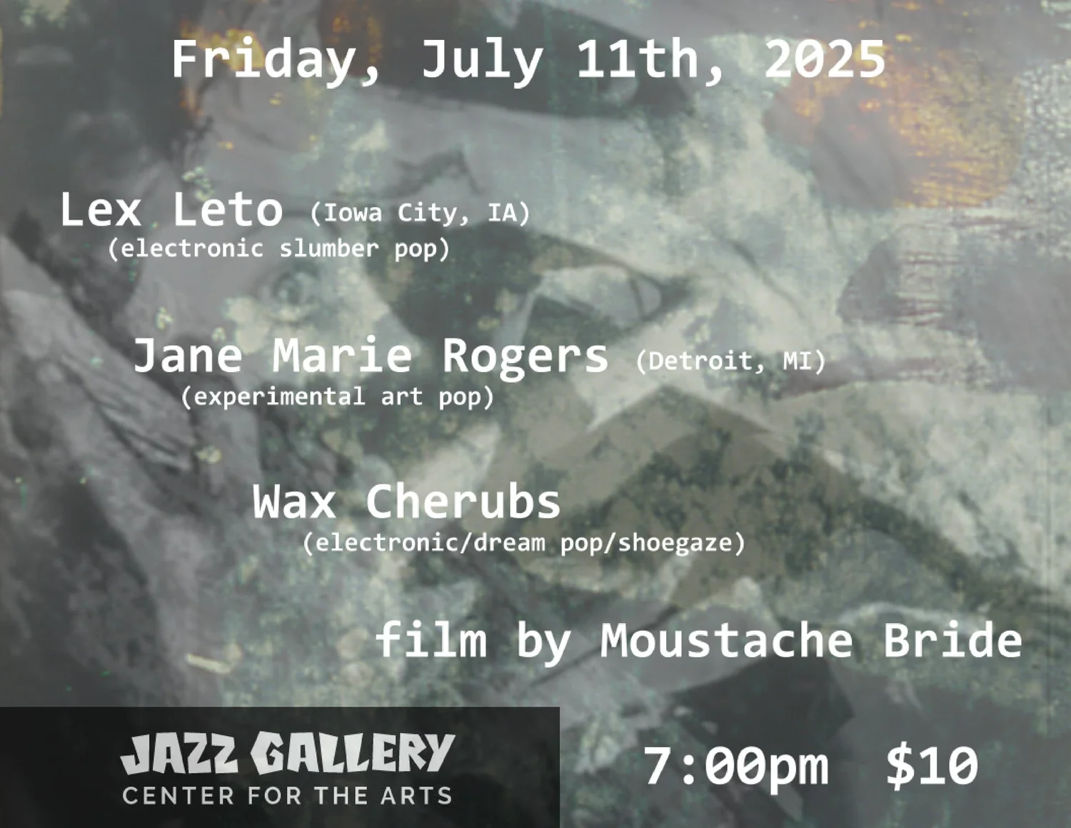 Lex Leto Lex Leto + Jane Marie Rogers + Wax Cherubs + film by Moustache Bride ...