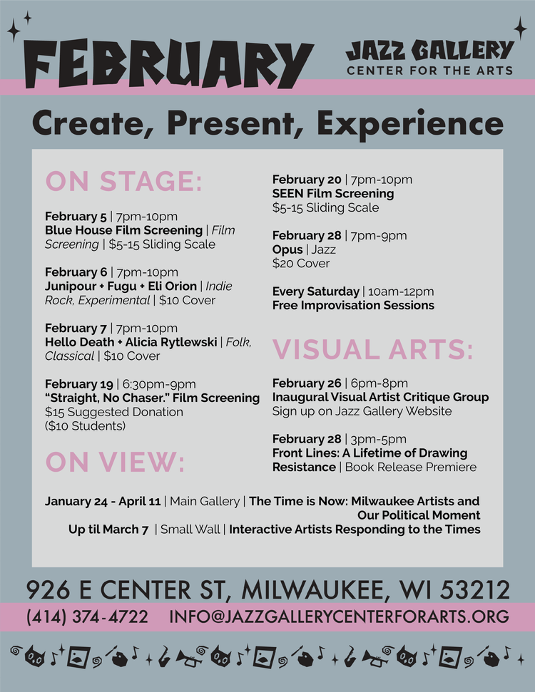 February 2026 Events at the Jazz Gallery — Jazz Gallery Center for the Arts