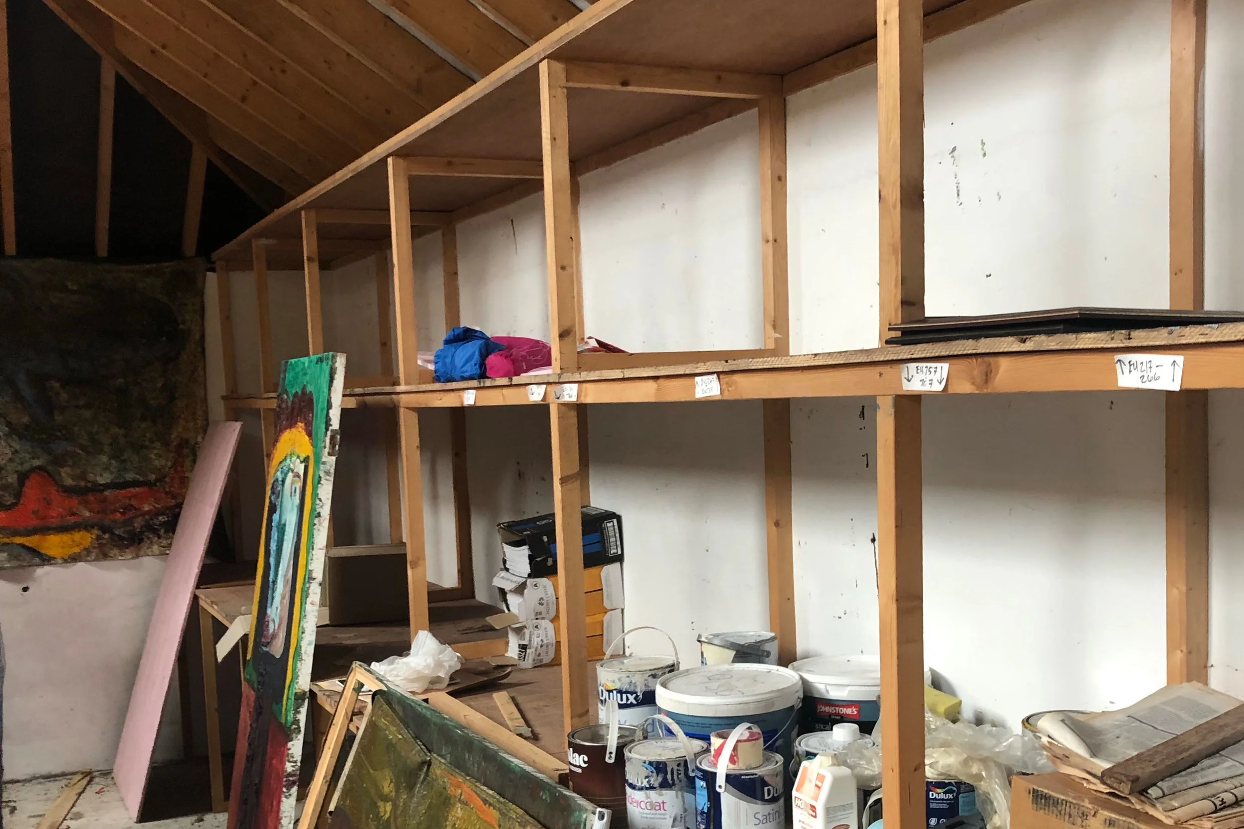 Storage Unit After Theft, Photo by Sheila Lamb-Gabler