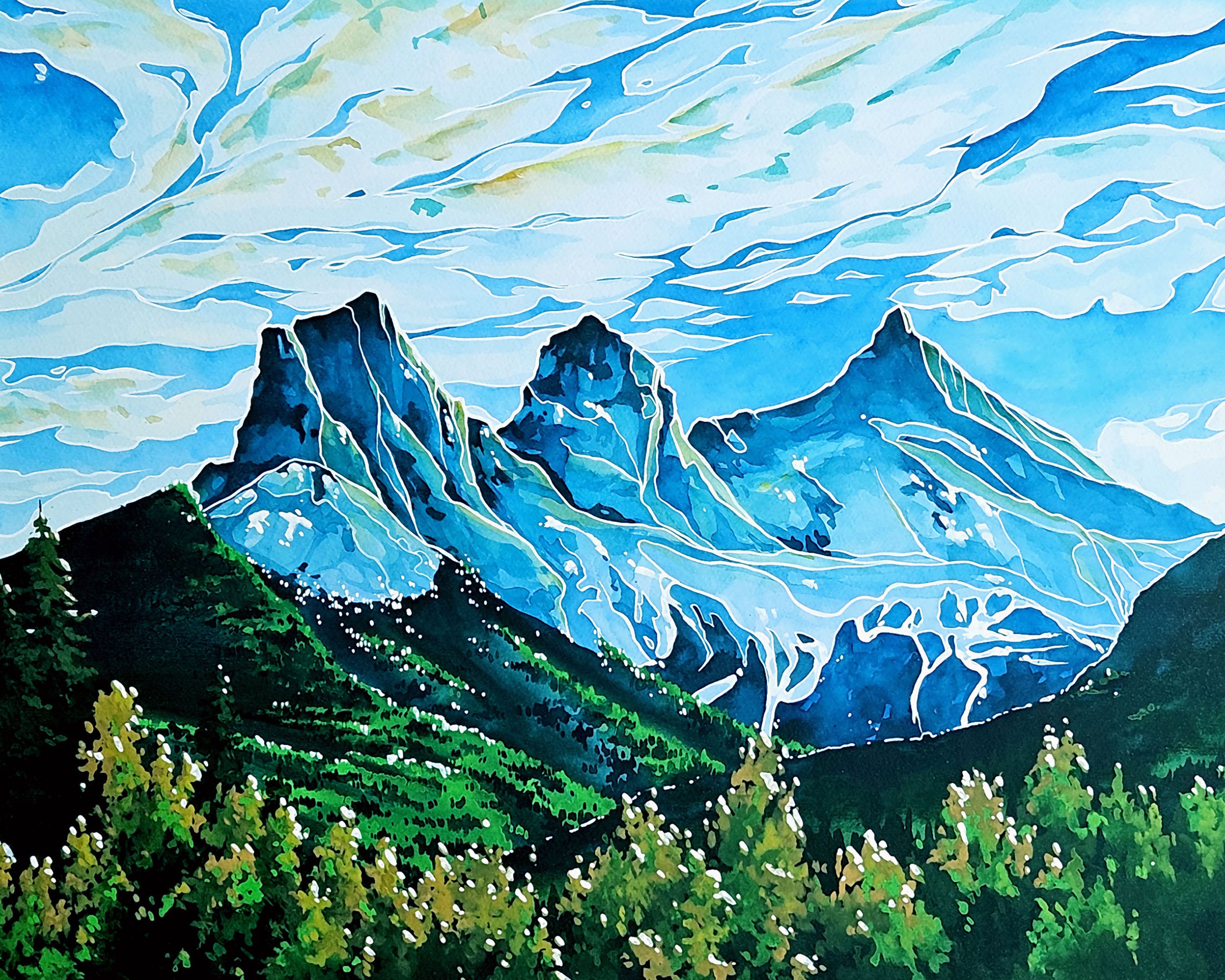 Three Sisters at Canmore