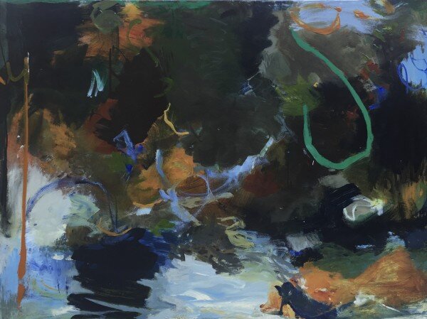 Fishing with Shakespeare, 36"x48"