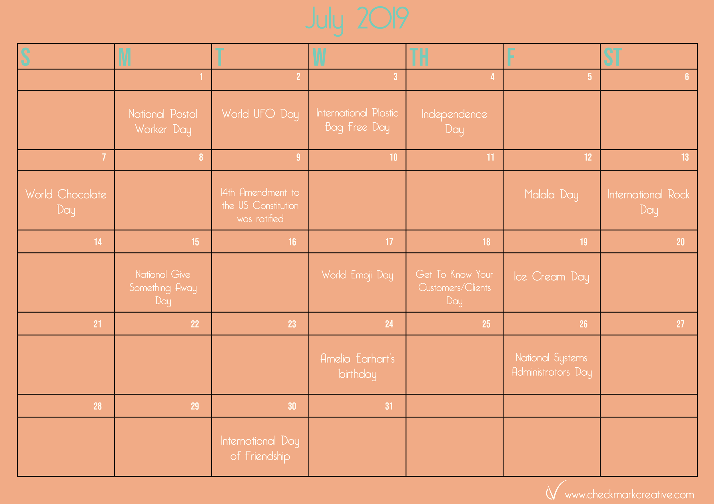 June 2019 social media ideas