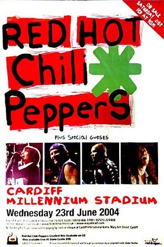 On day 2004 Red Hot Chili Peppers — Cardiff Live