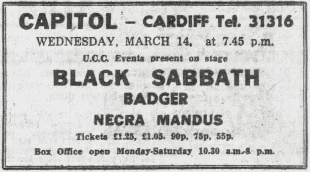 On This Day 14/03/1973 Black Sabbath 