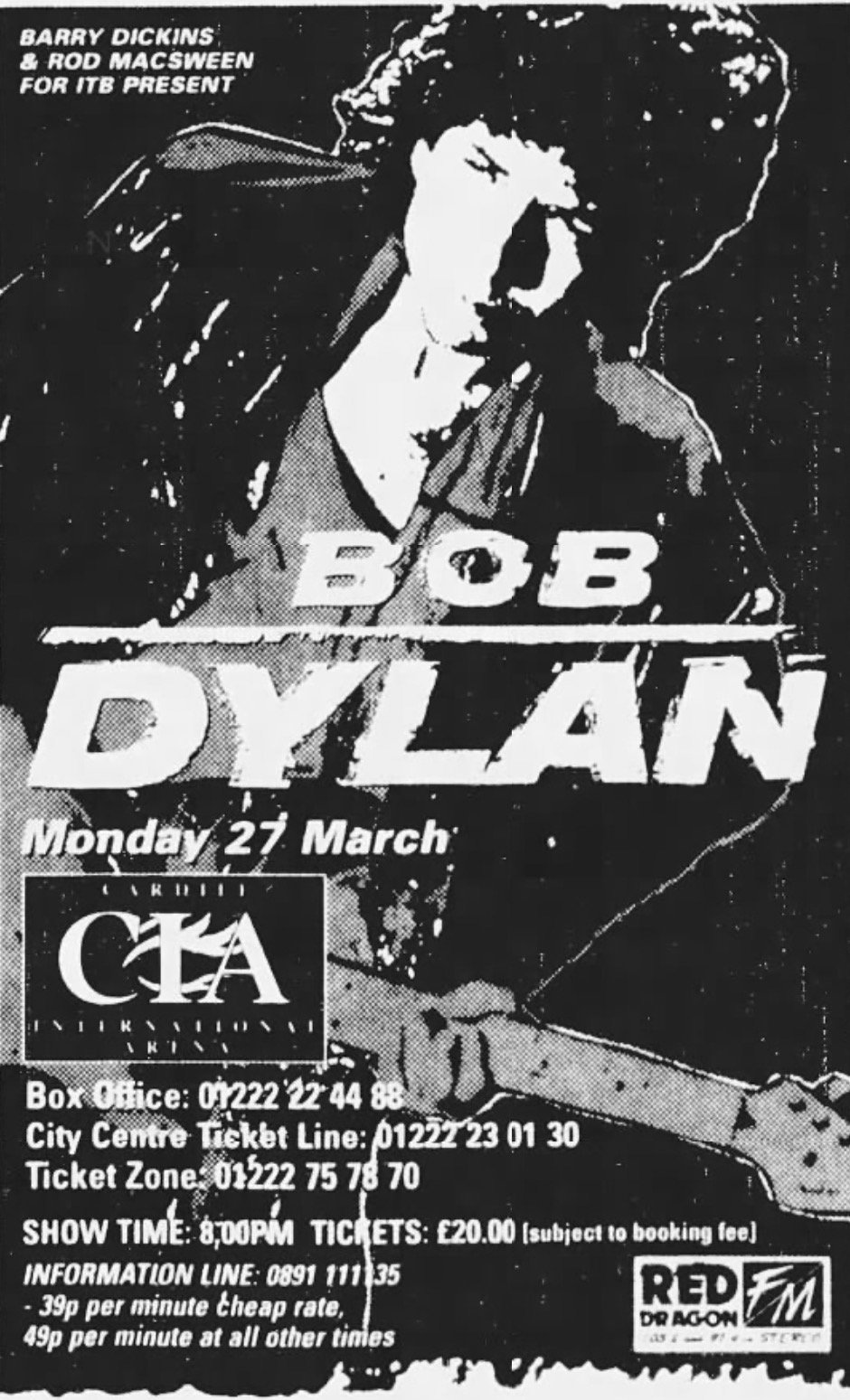 On This Day 27/03/1995 Bob Dylan