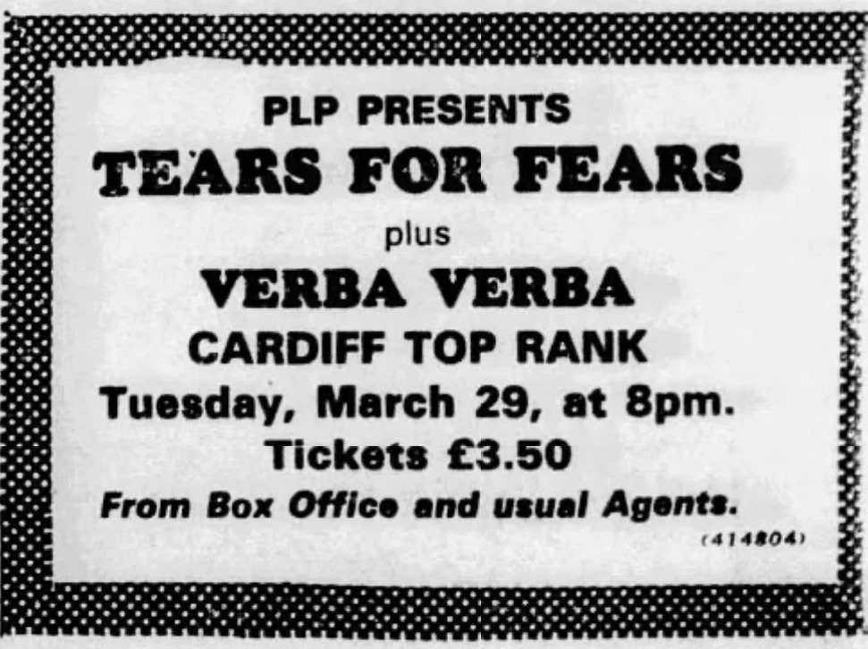On This Day 29/03/1983 Tears For Fears