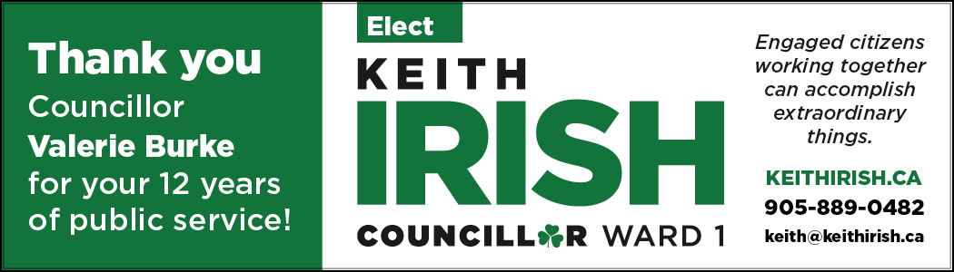 Keith Irish for Markham's Ward 1