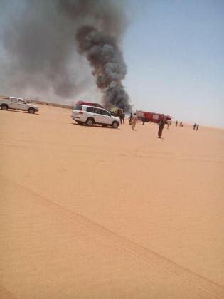 تحطم طائرة ..