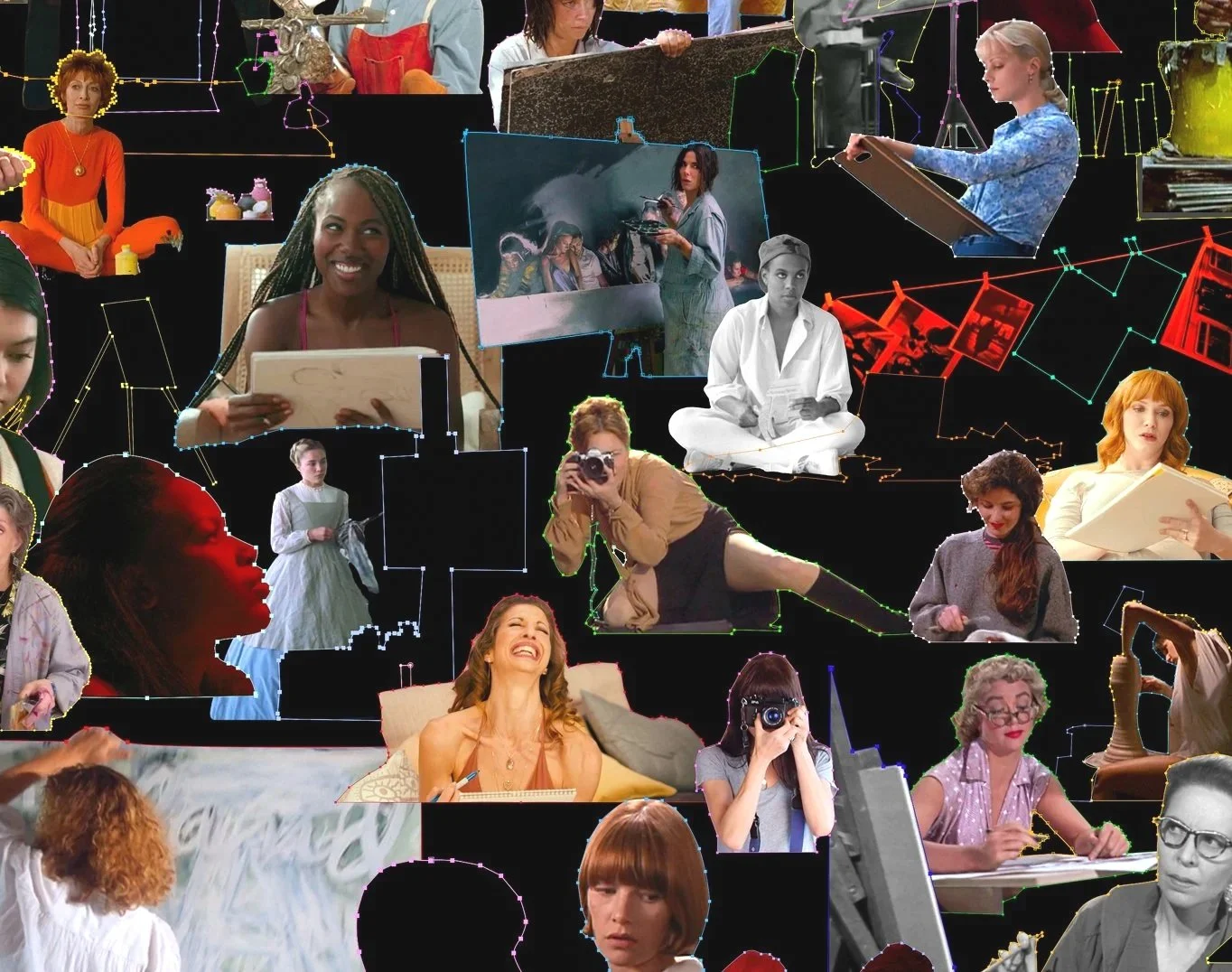 Female Artist Collage (Unknown Artist)
