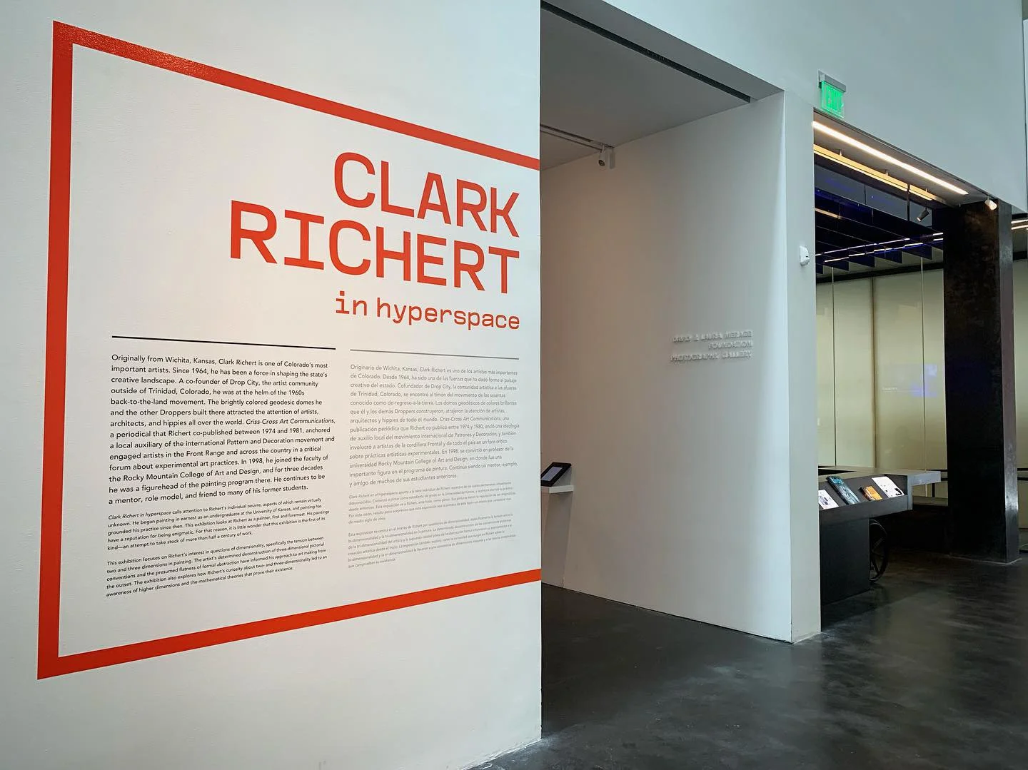 Clark Richert at Museum of Contemporary Art, Denver (MCA)