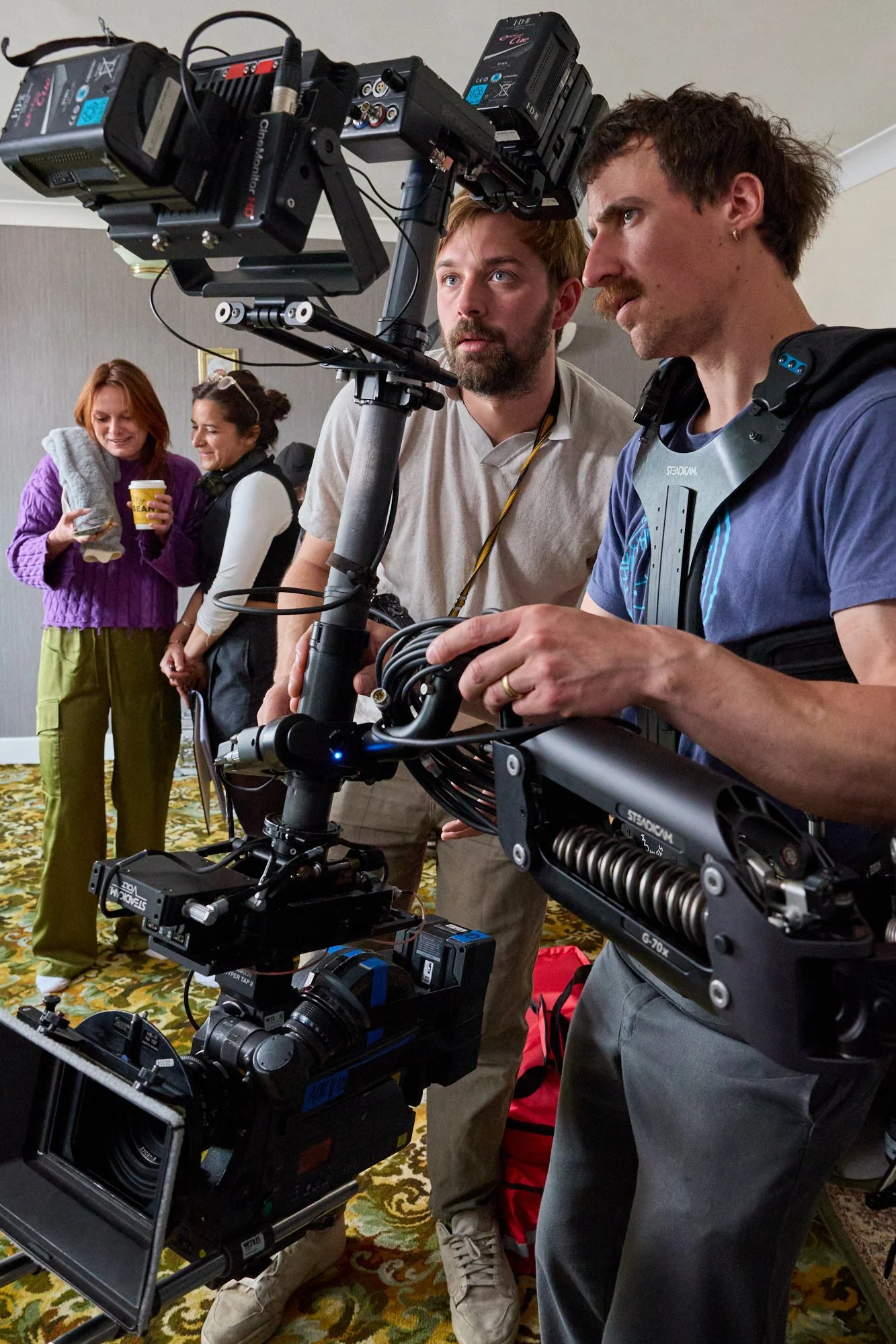  Behind the scenes image from short film  Fight or Flight , written and directed by Cass Virdee. 