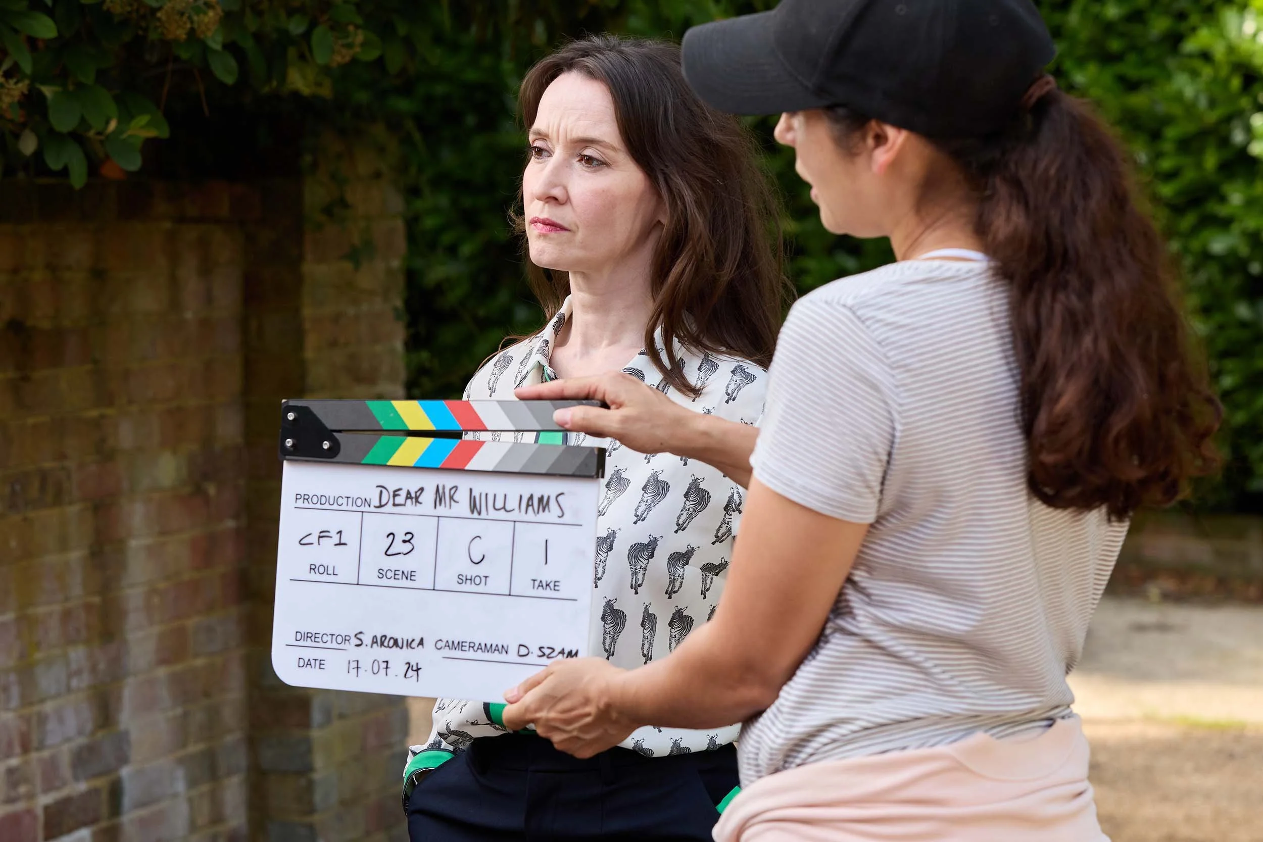  Behind the scenes image from short film  Dear Mr Williams , directed by Stefania Aronica. 