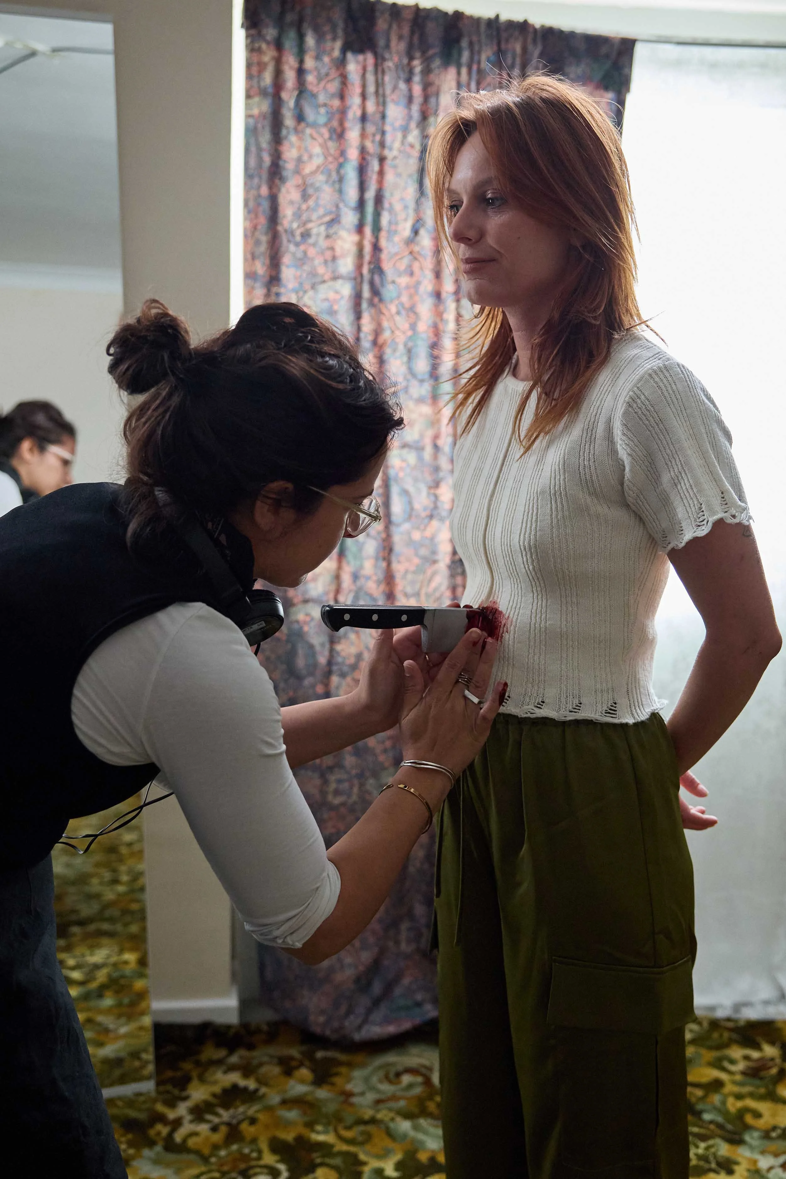  Behind the scenes image from short film  Fight or Flight , written and directed by Cass Virdee. 