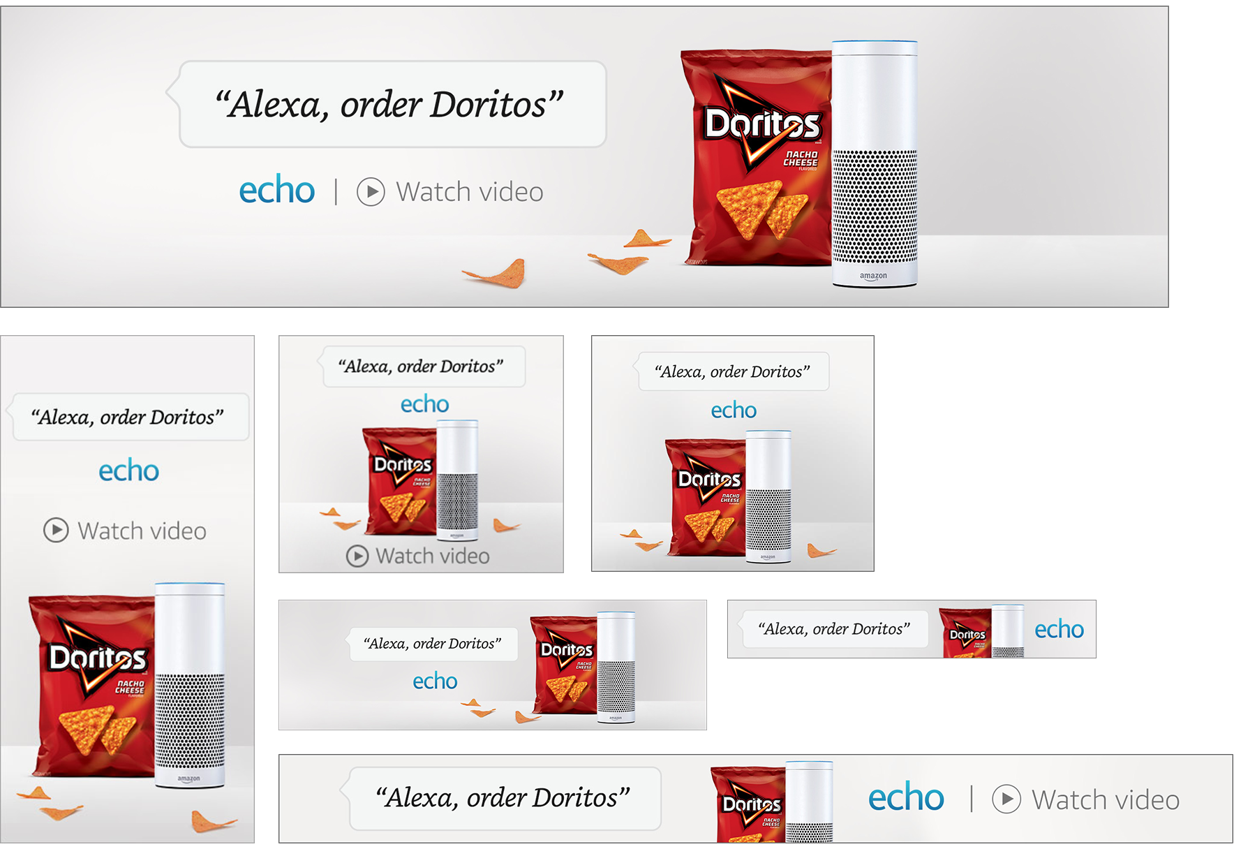 Media banners on Amazon Advertising Platform, Digital, Dimensions Veriable
