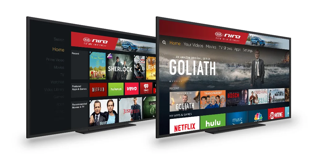 2017 Kia Niro Fire TV Home screen Banner (2015 UI/2016 UI)