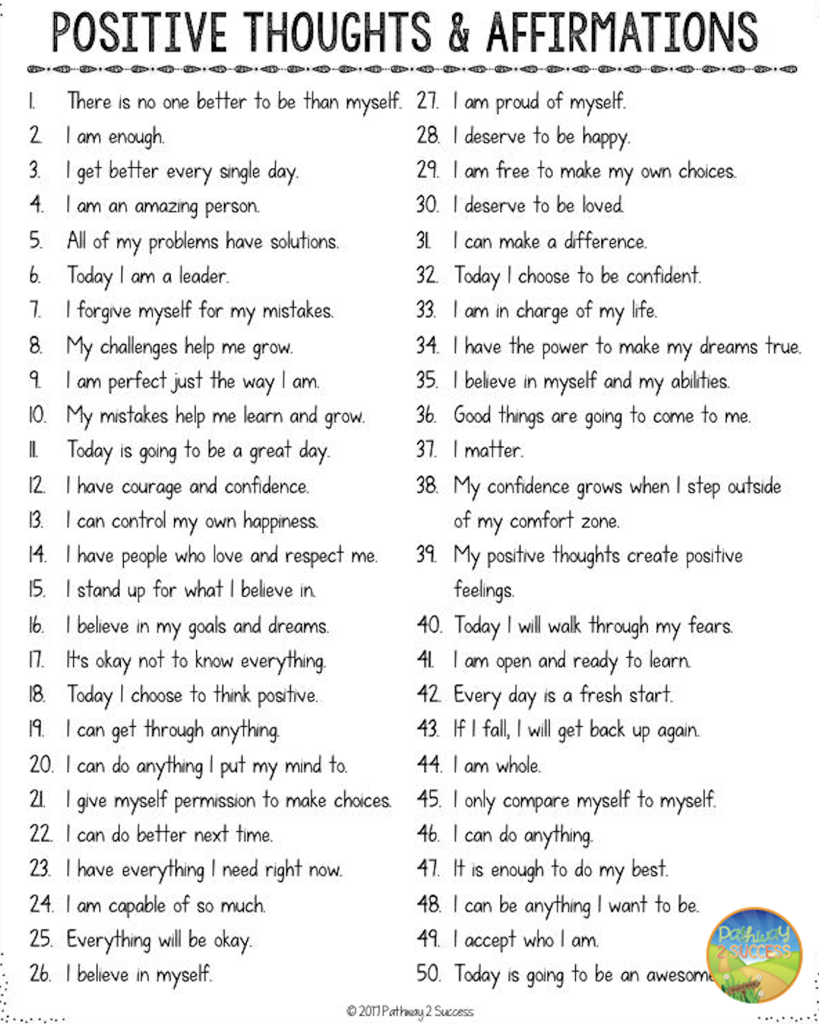 Printable List of Mindful Activities for Adults and Teenagers - StudyPK