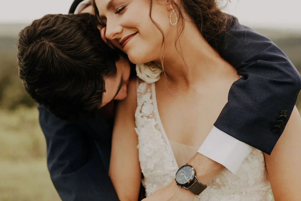 Golden Oklahoma Hillside Wedding