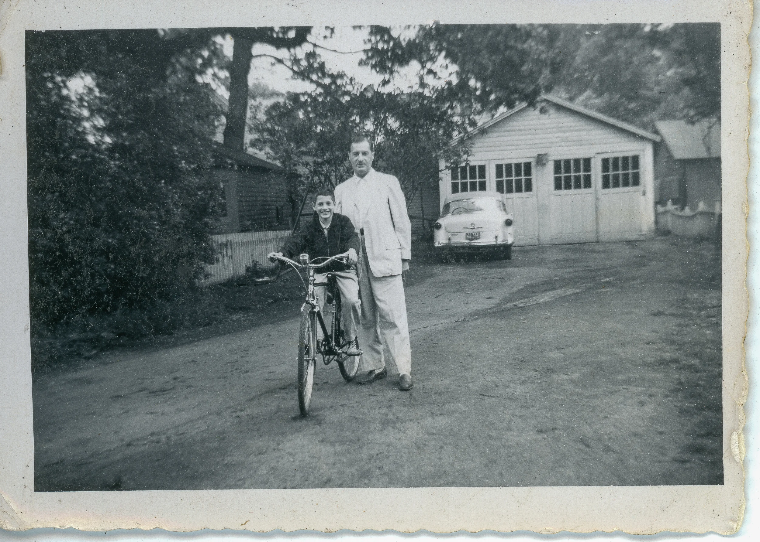 Dad and me, 1956