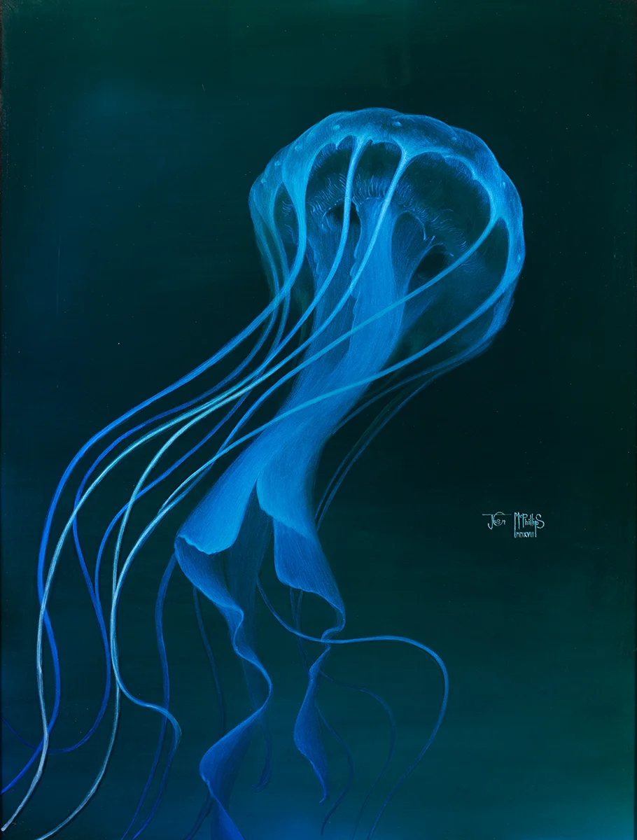 Sea Jelly Scrying Mirror