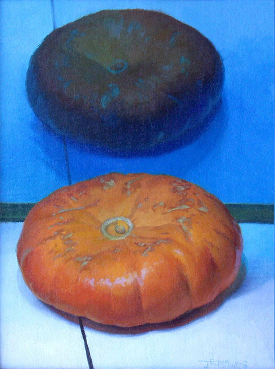 Two Pumpkins, a Study in Chroma